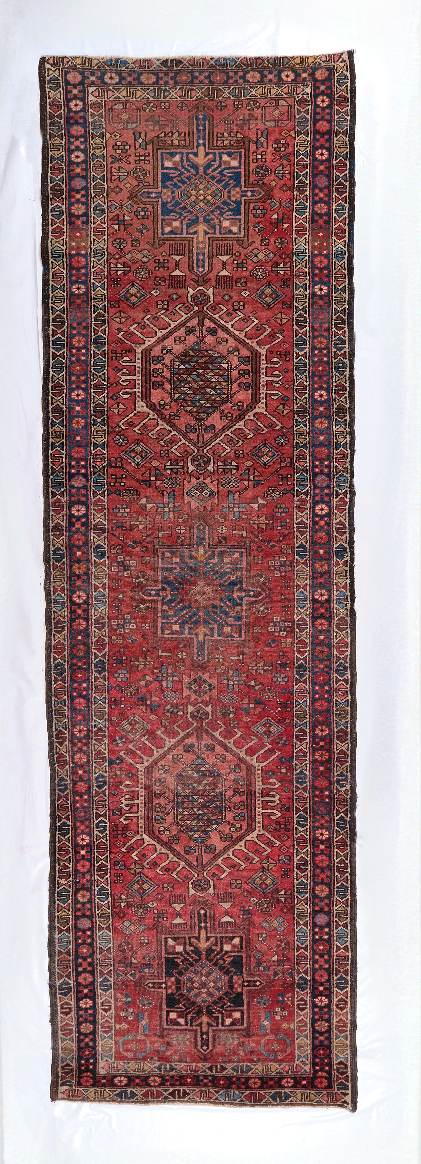 40056 Antique persian Heriz Runner