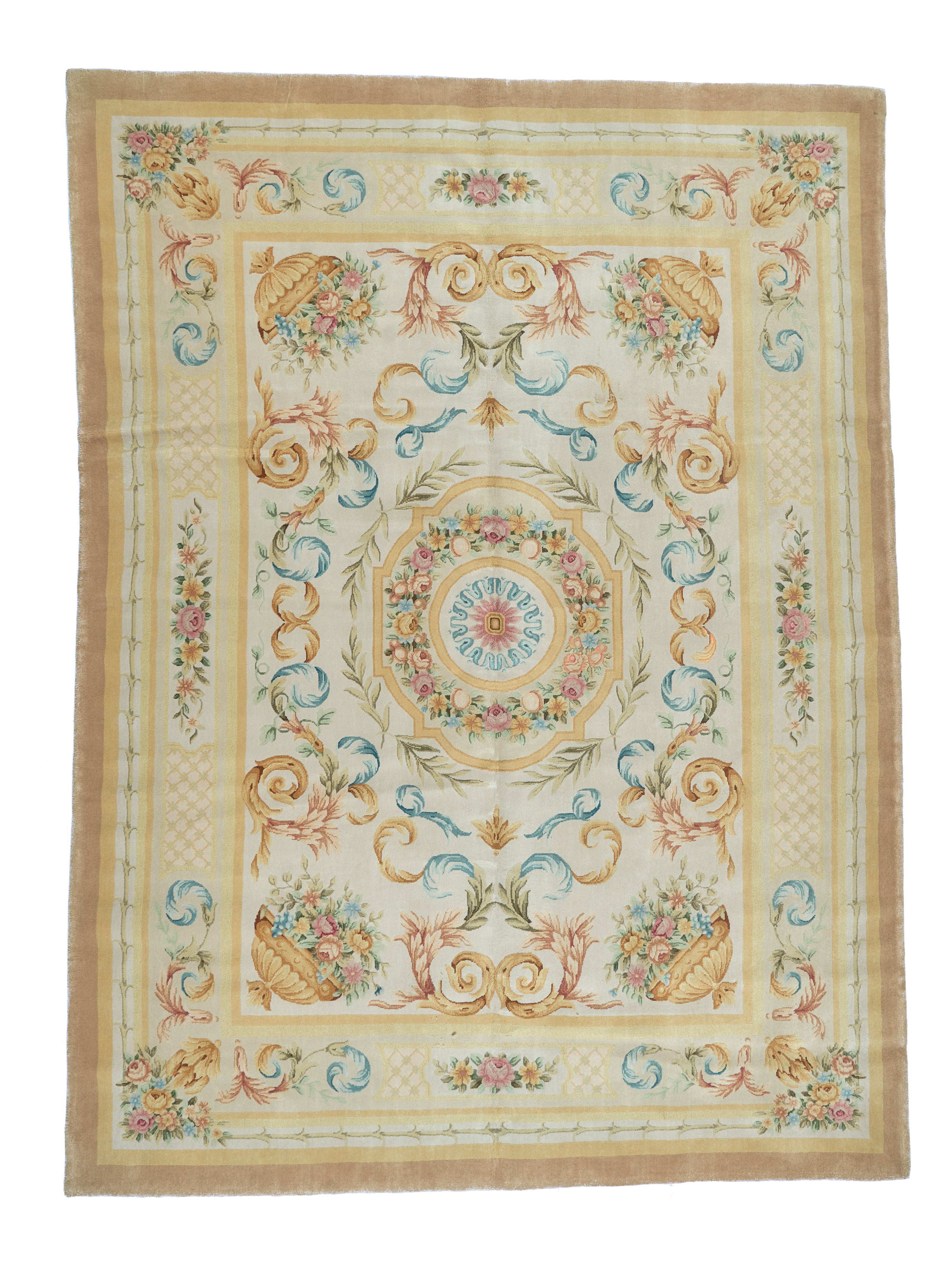 Hand Knotted Savonnerie Carpet - 8000