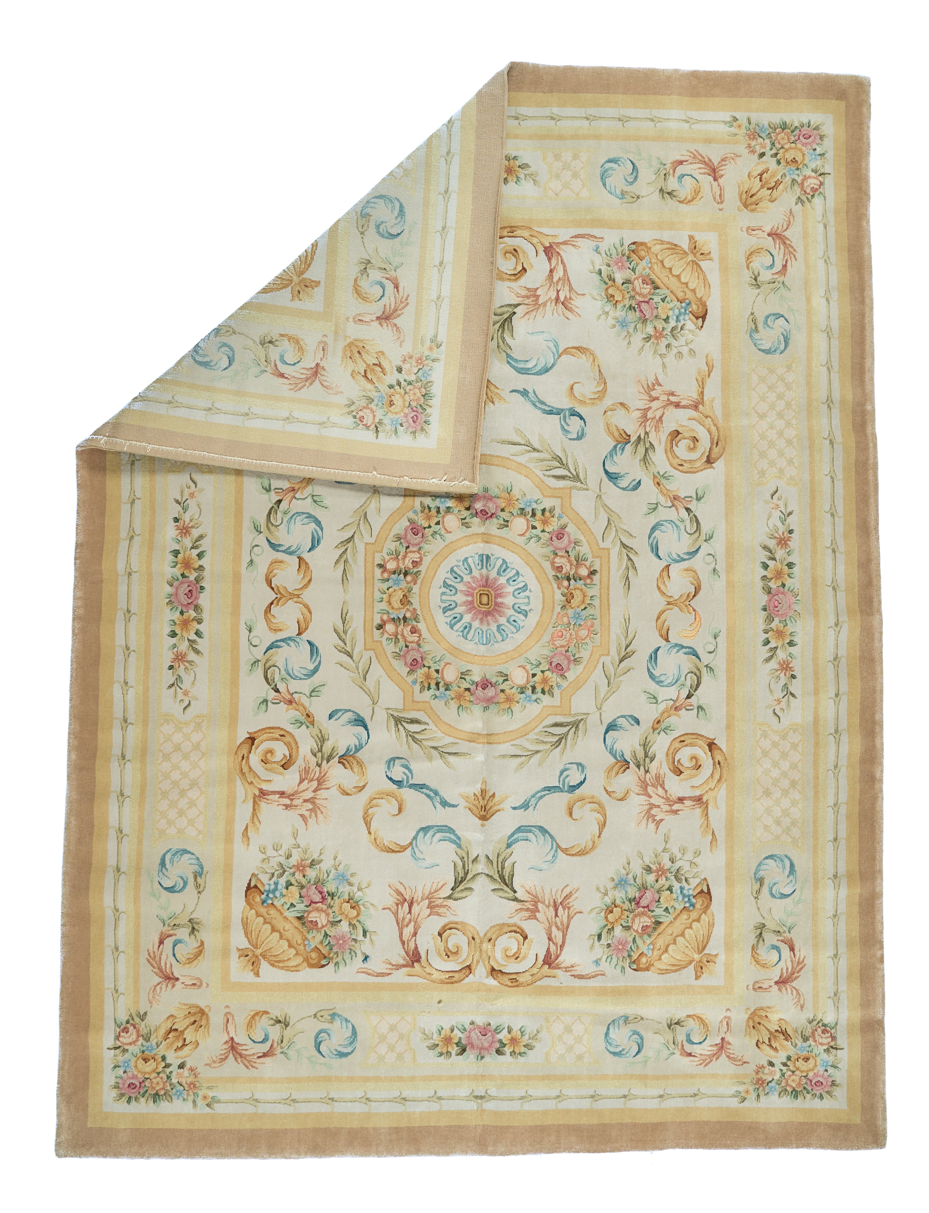 Hand Knotted Savonnerie Carpet - 8000