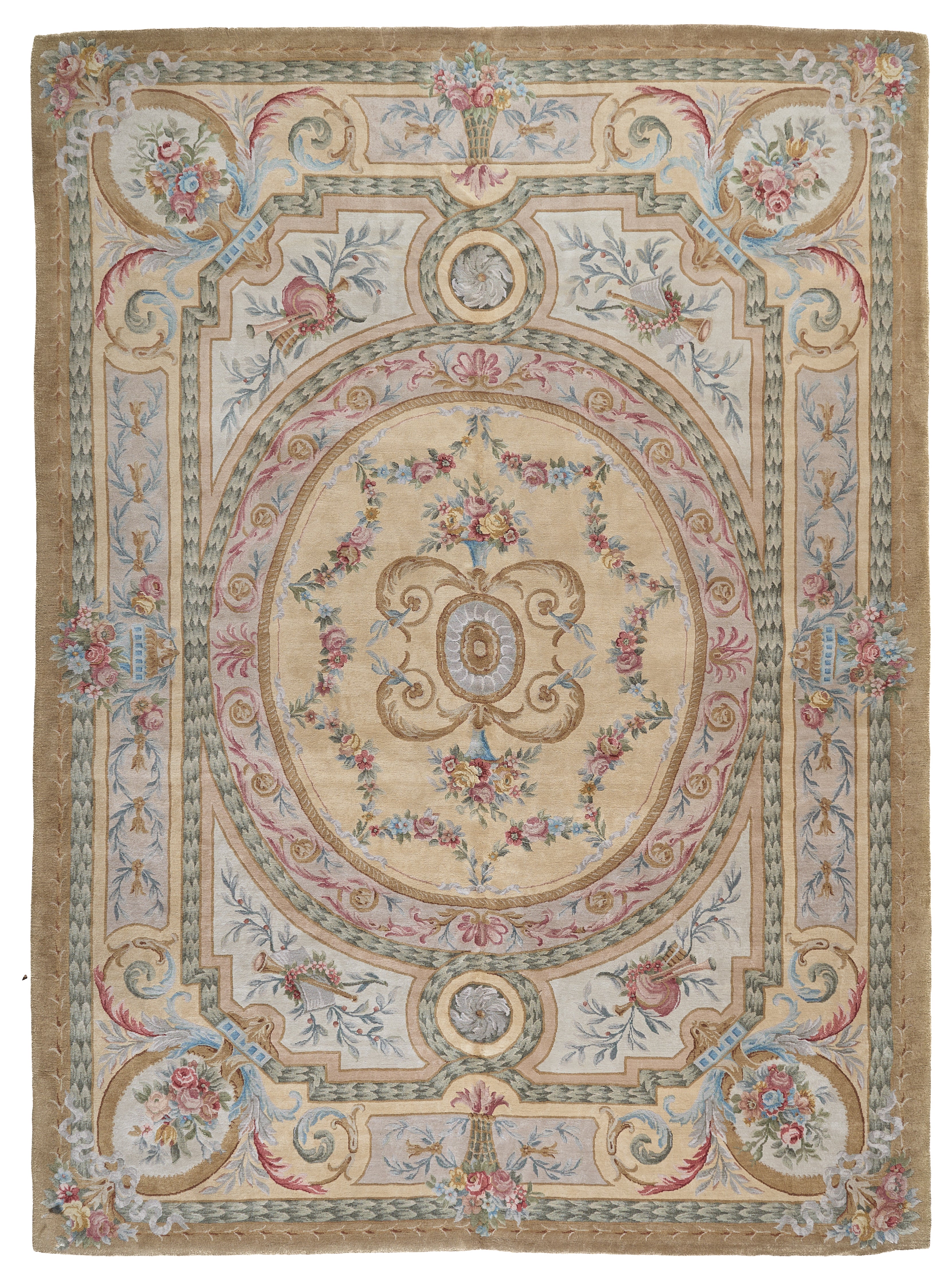 Hand Knotted Savonnerie Carpet 8011