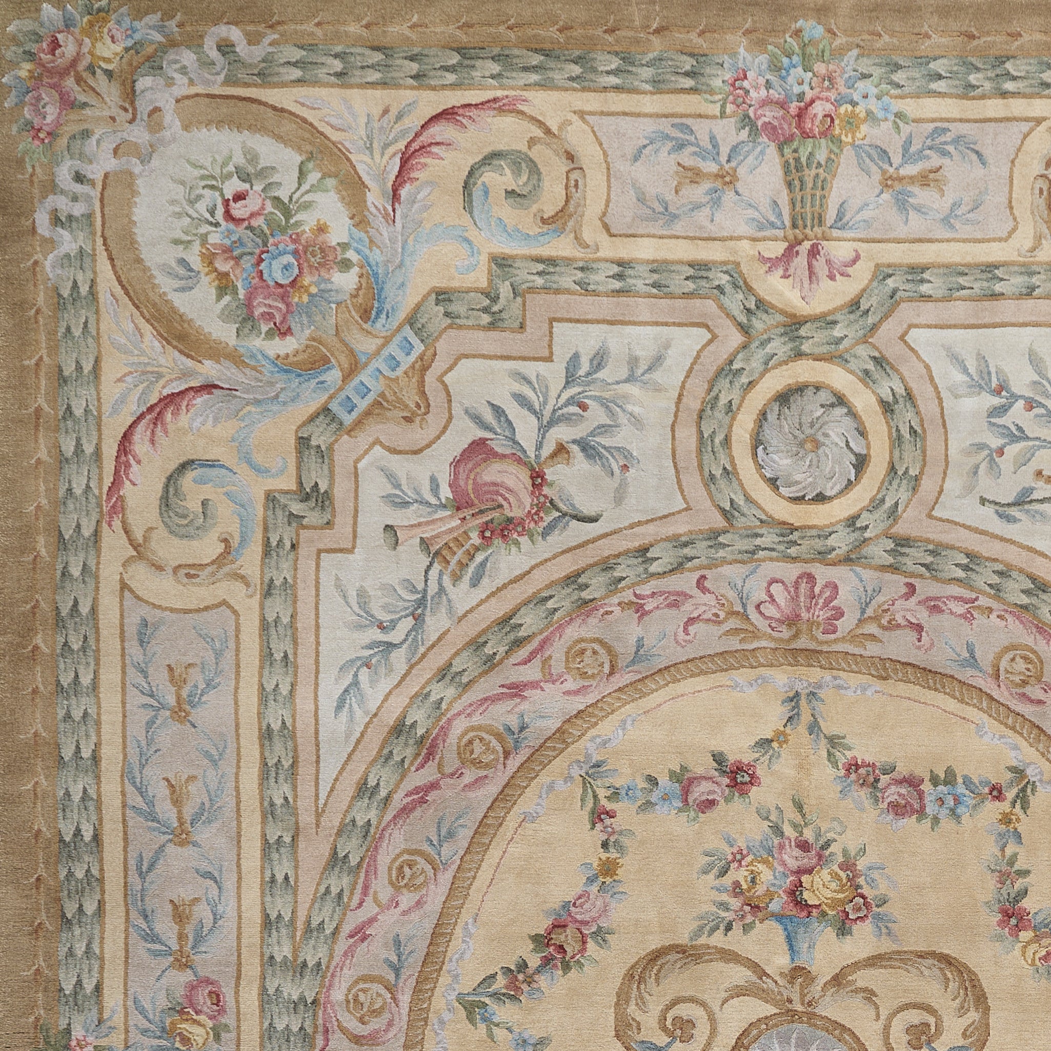 Hand Knotted Savonnerie Carpet 8011