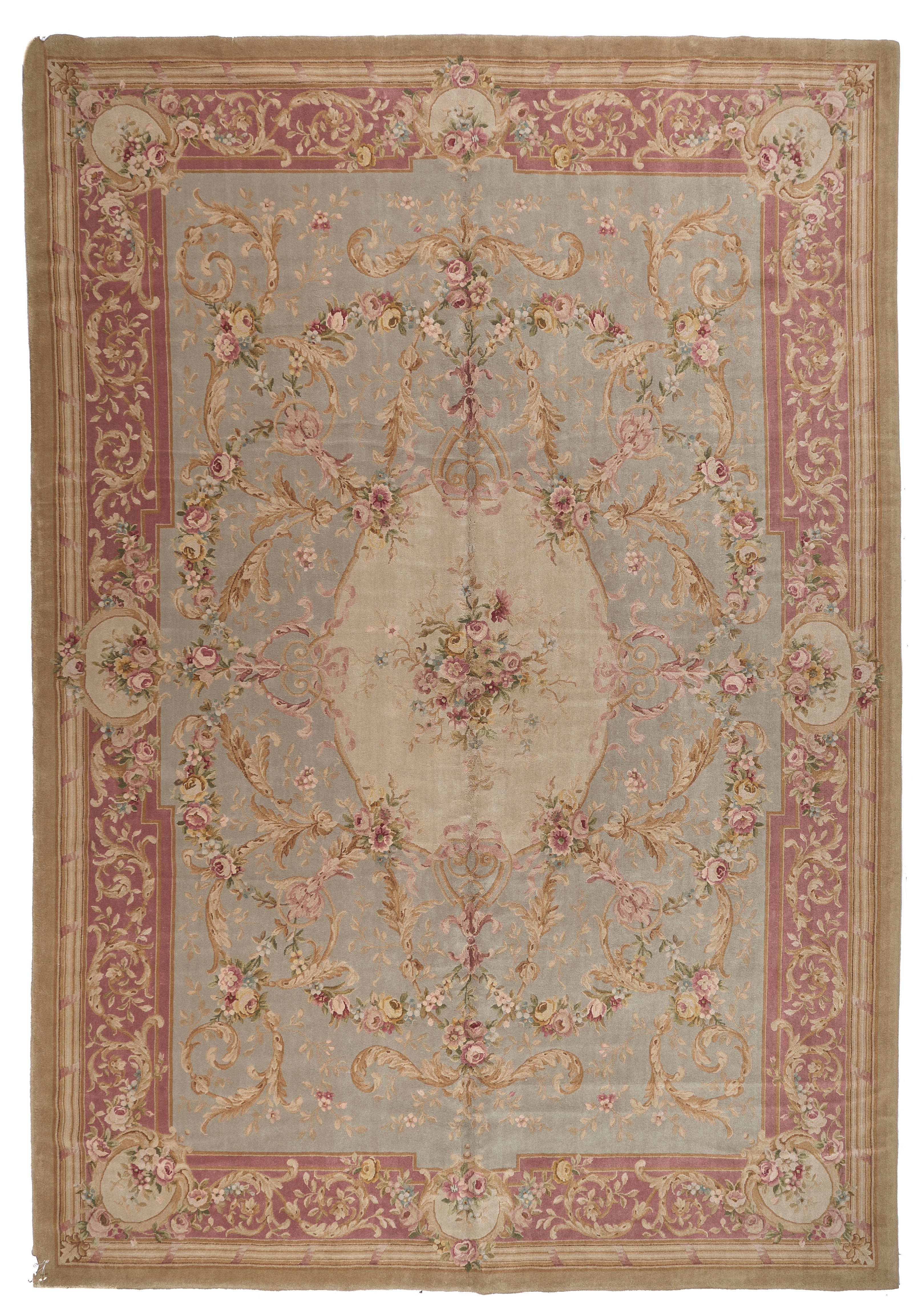 Hand Knotted Savonnerie Carpet 8013