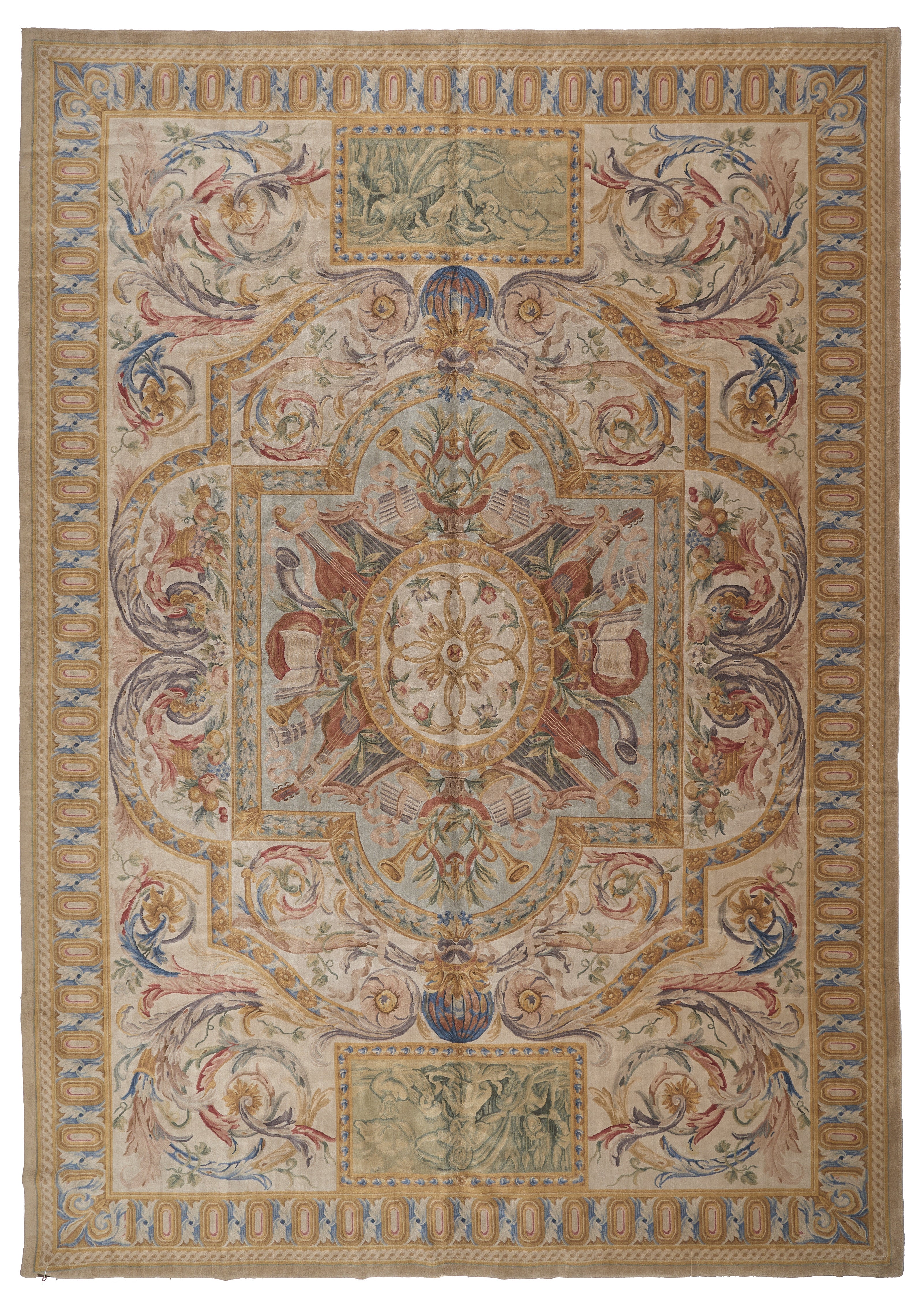 Hand Knotted Savonnerie Carpet 8019