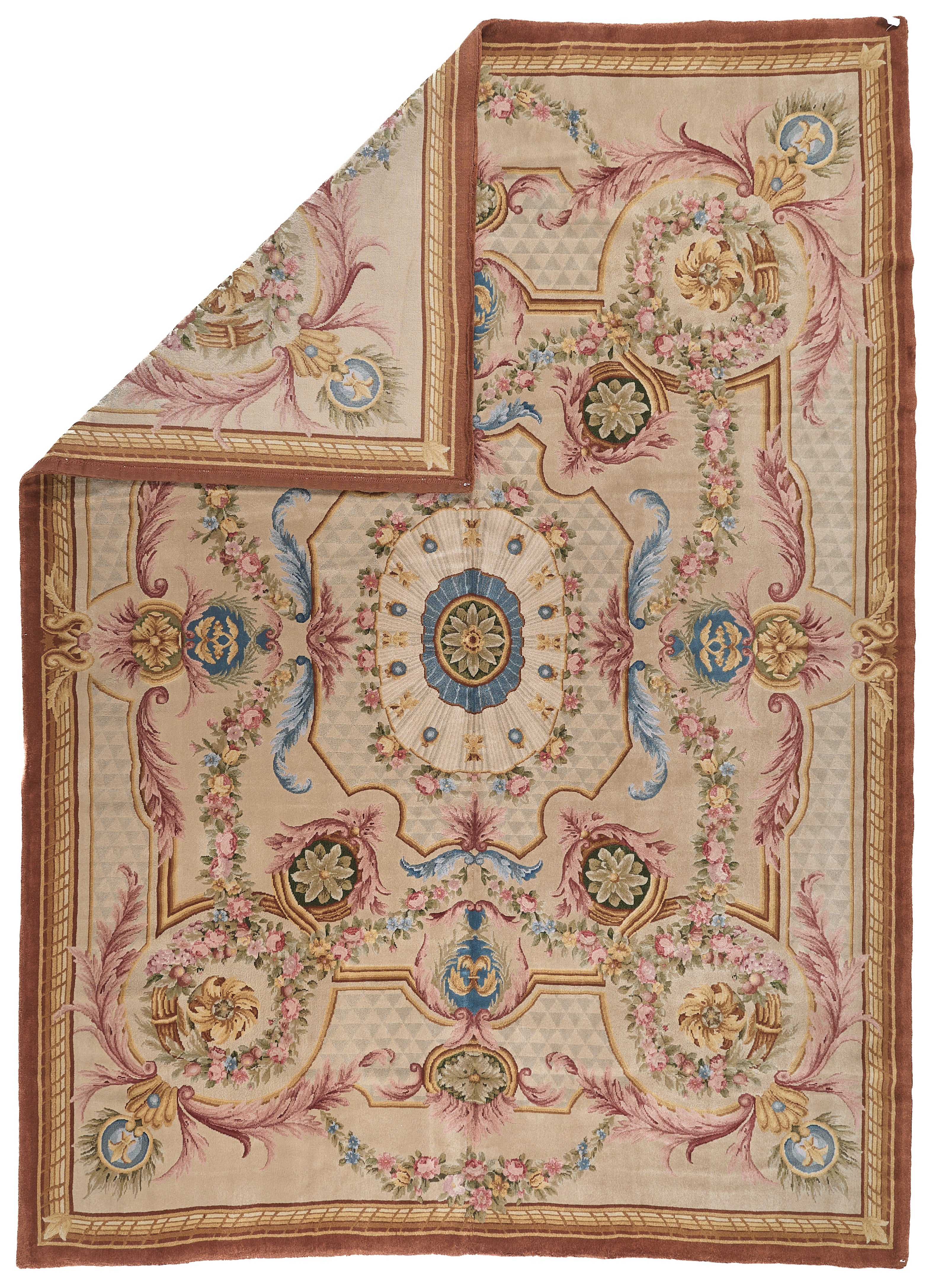 Hand Knotted Savonnerie Carpet 8025
