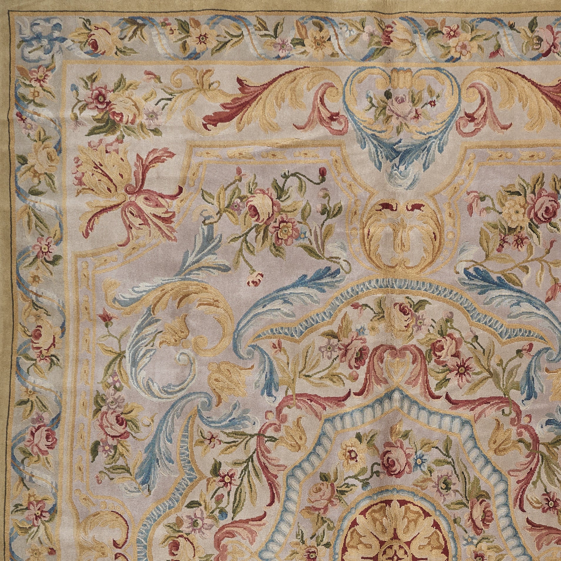 Hand Knotted Savonnerie Carpet 8035
