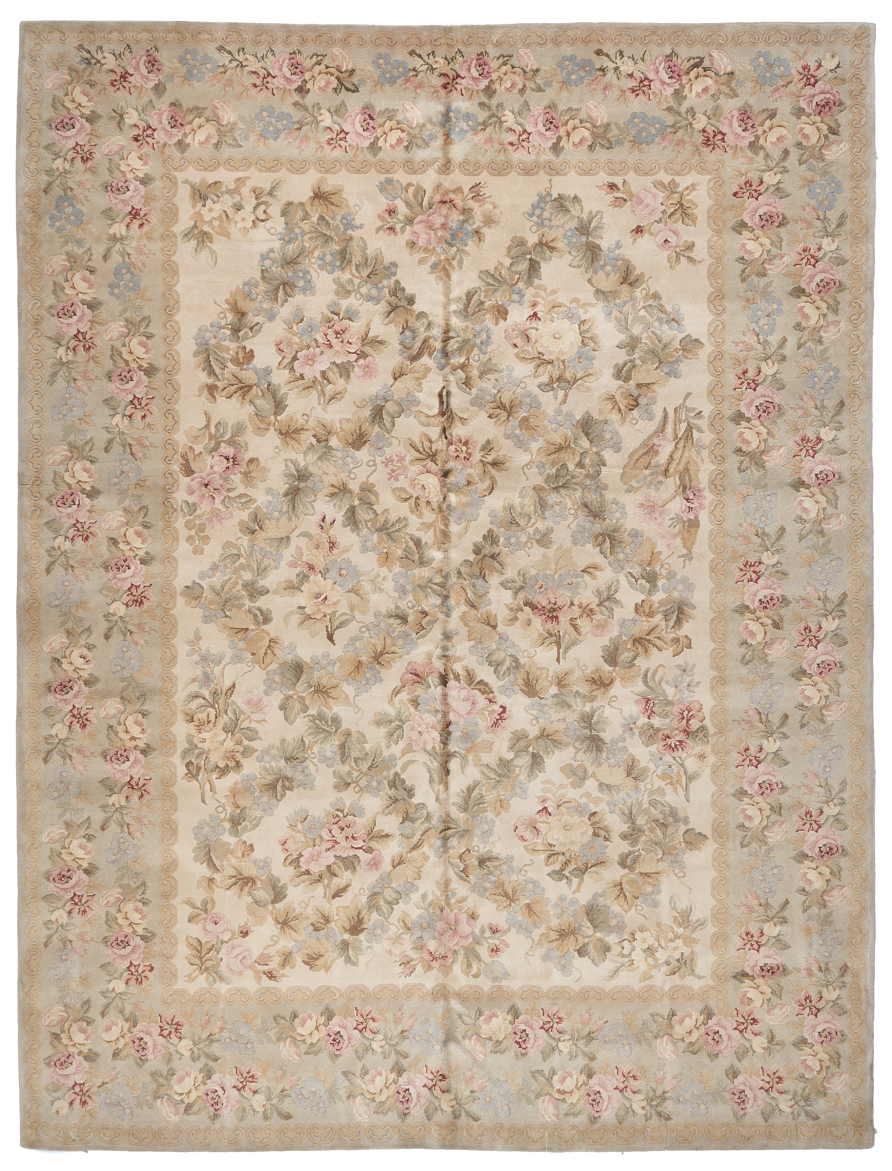 Hand Knotted Savonnerie Carpet 8039