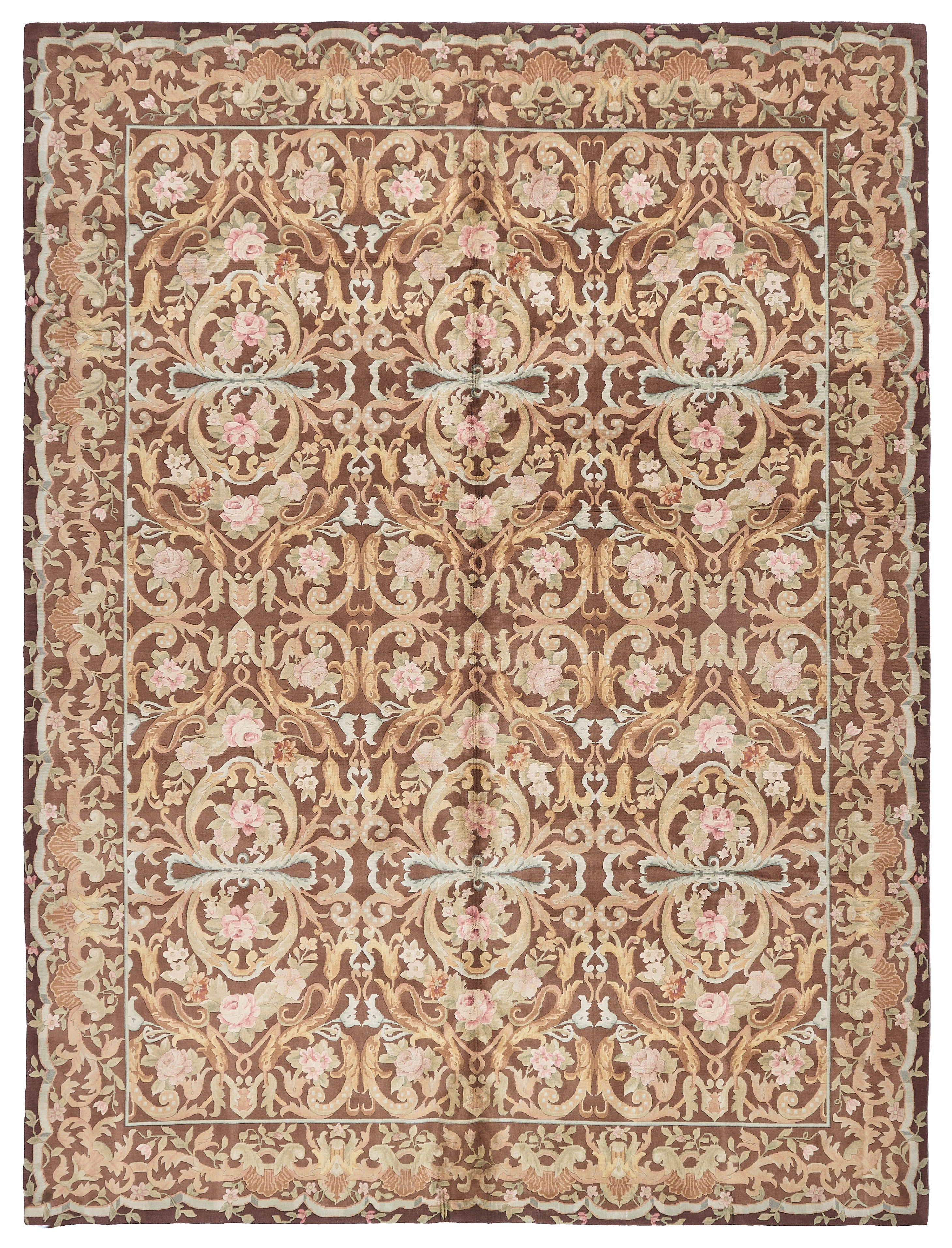 Hand Knotted Savonnerie Carpet 8045