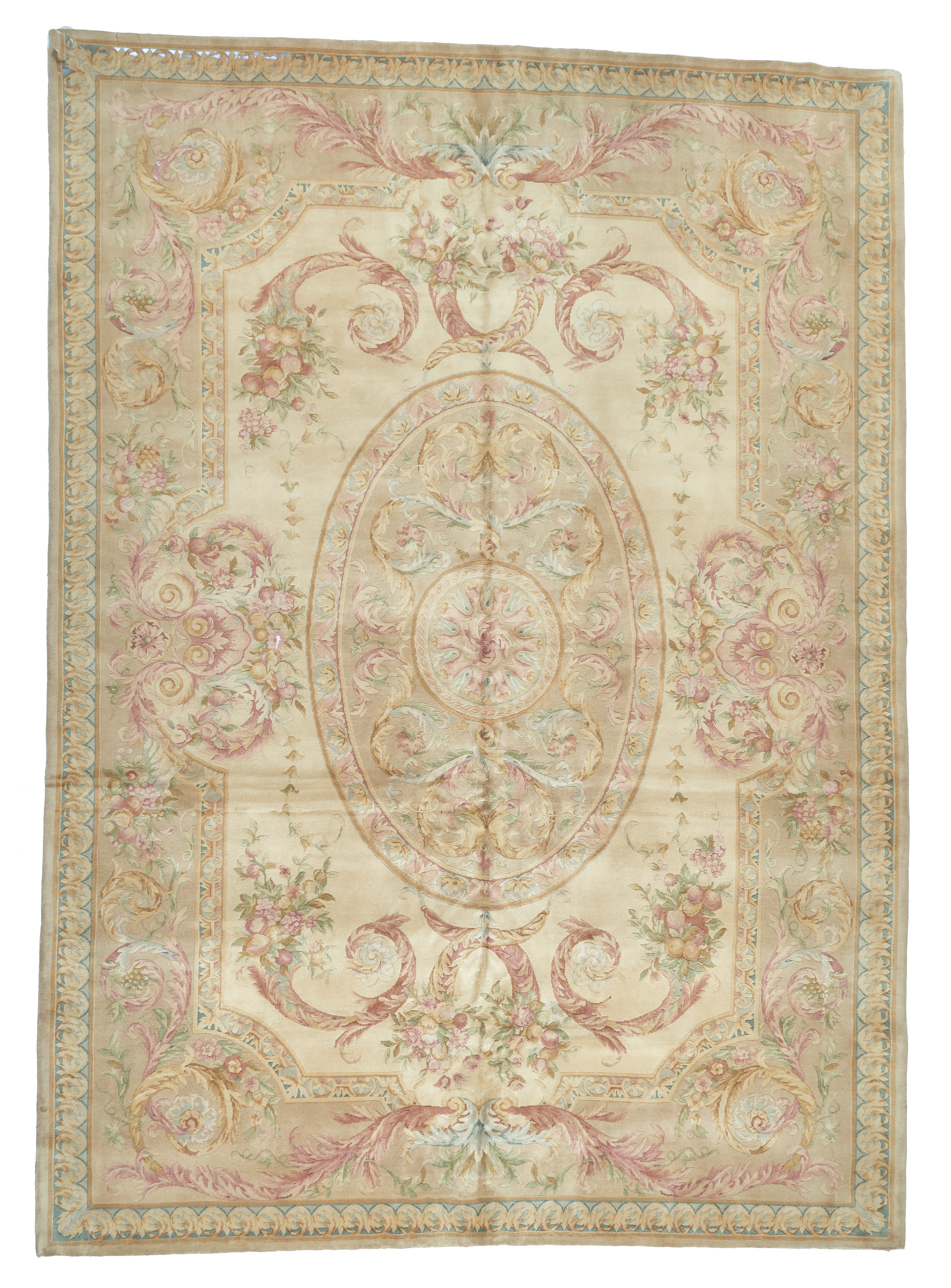 Hand Knotted Savonnerie Carpet 8048