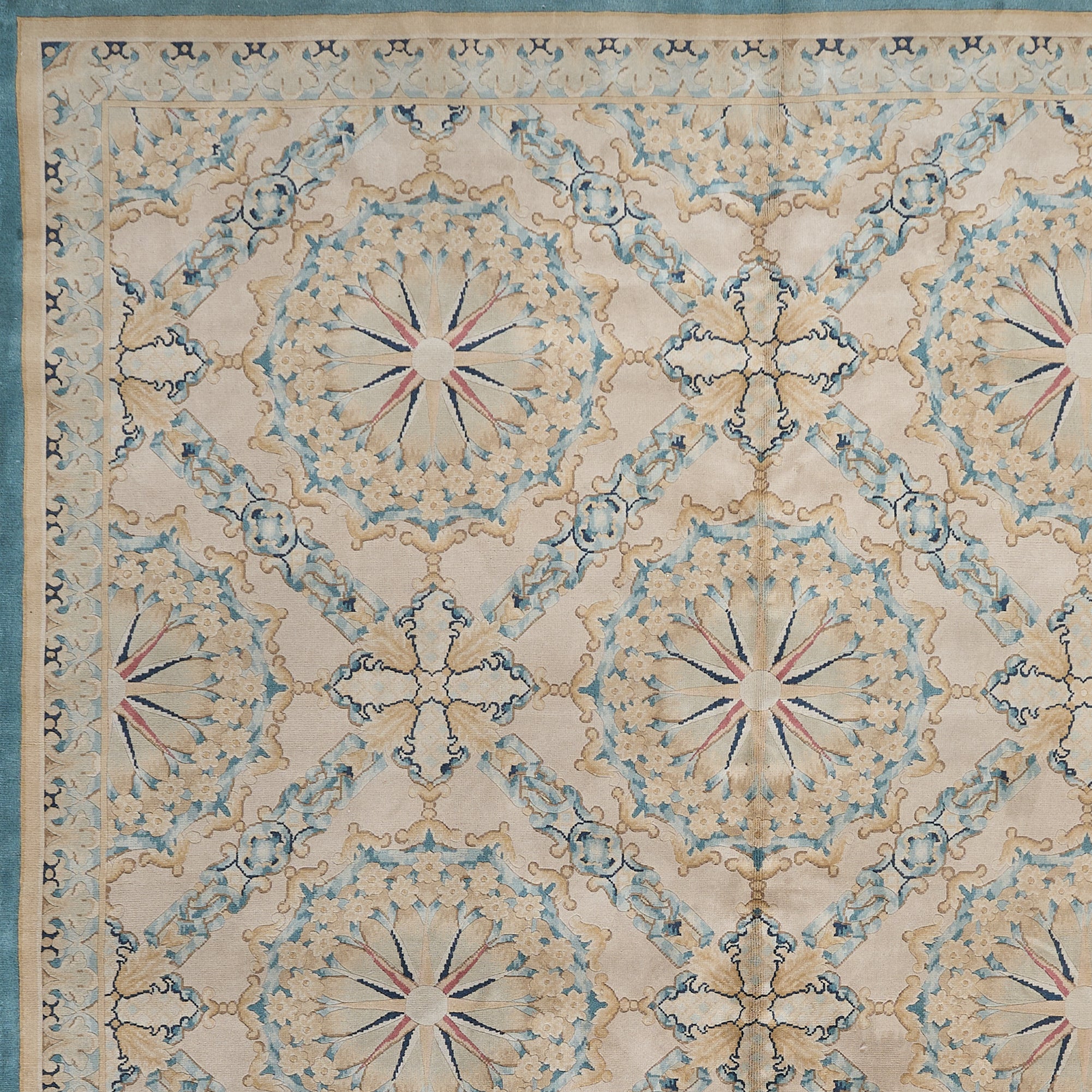 Hand Knotted Savonnerie Carpet 8056
