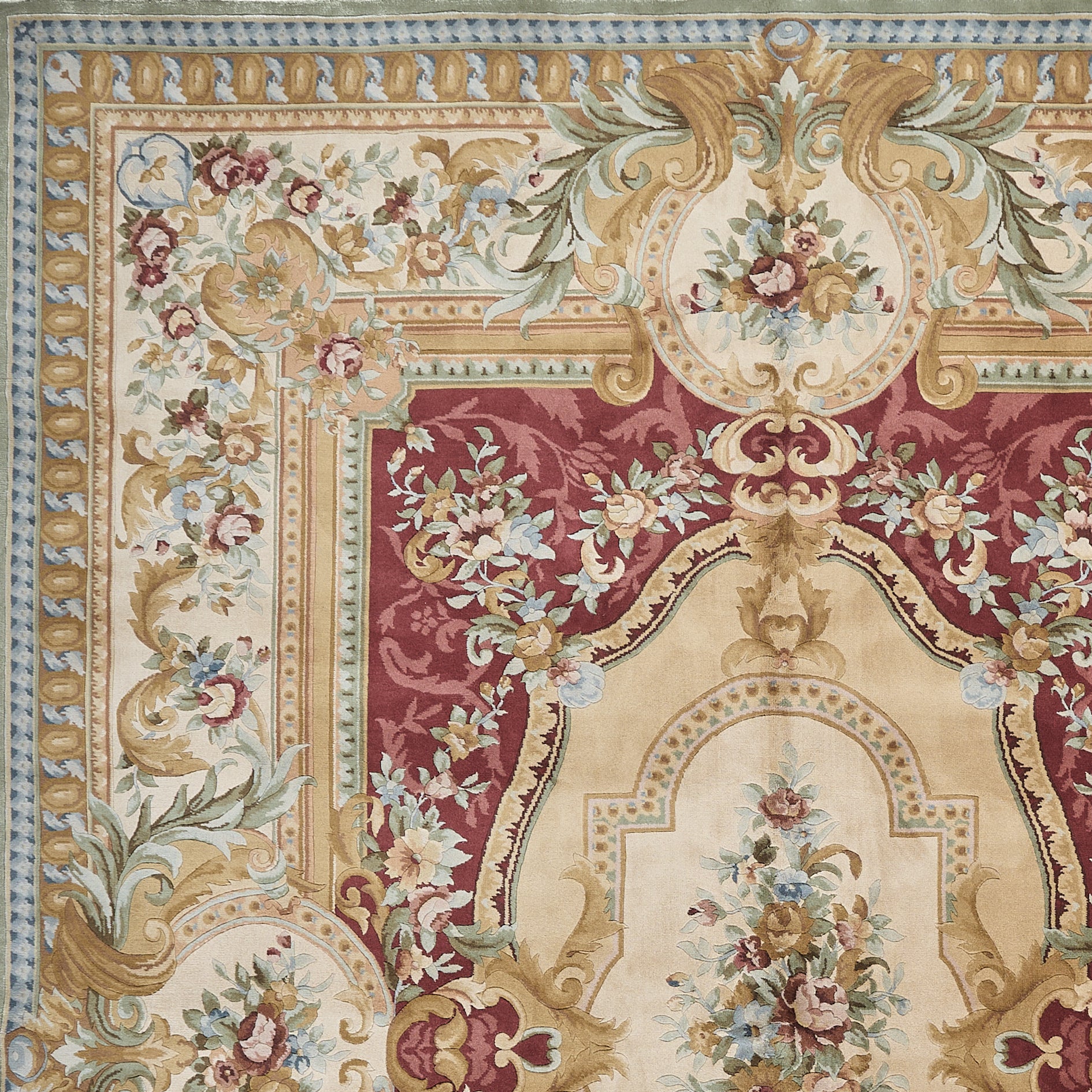 Hand Knotted Savonnerie Carpet 8062