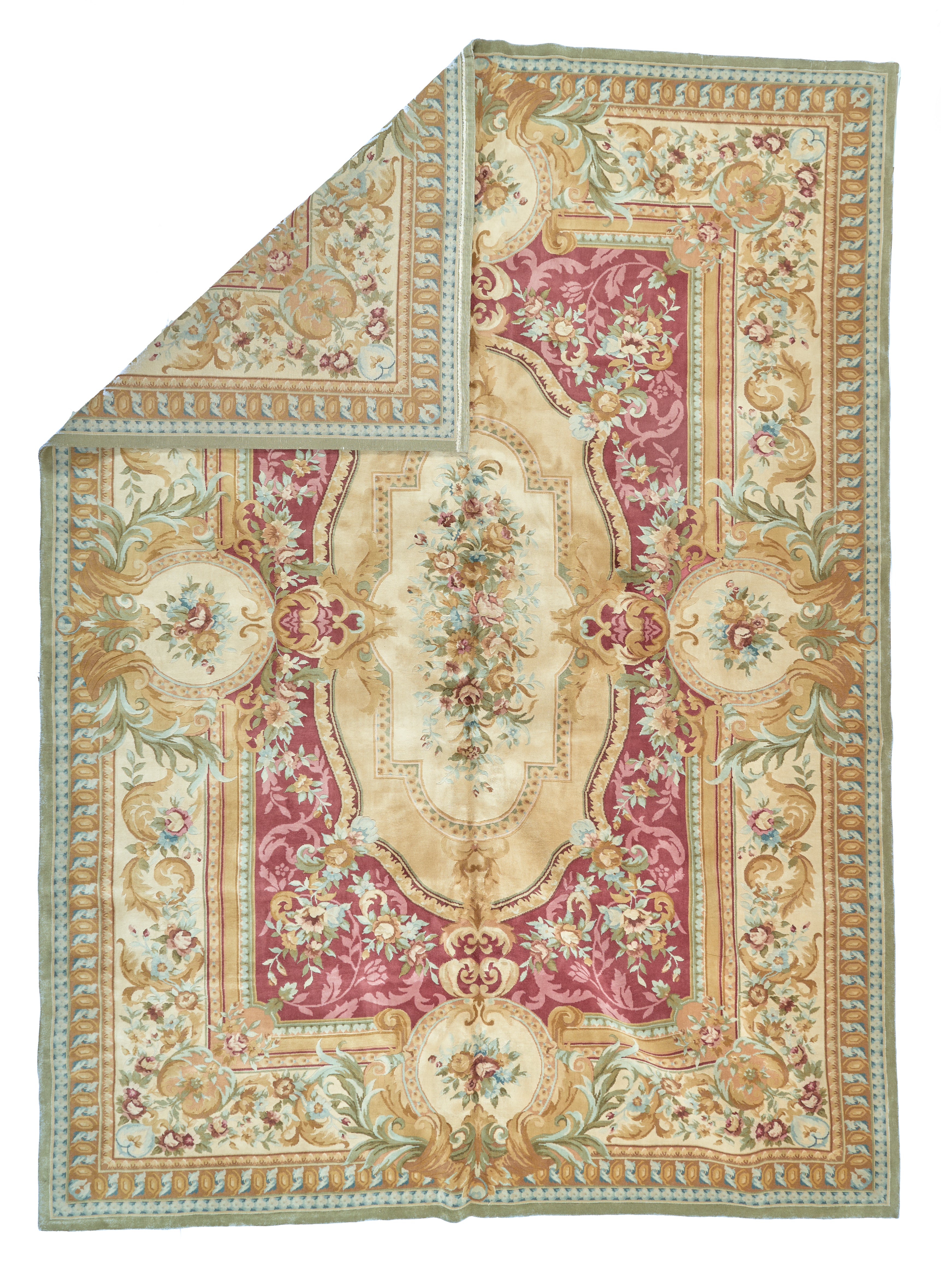 Hand Knotted Savonnerie Carpet 8063