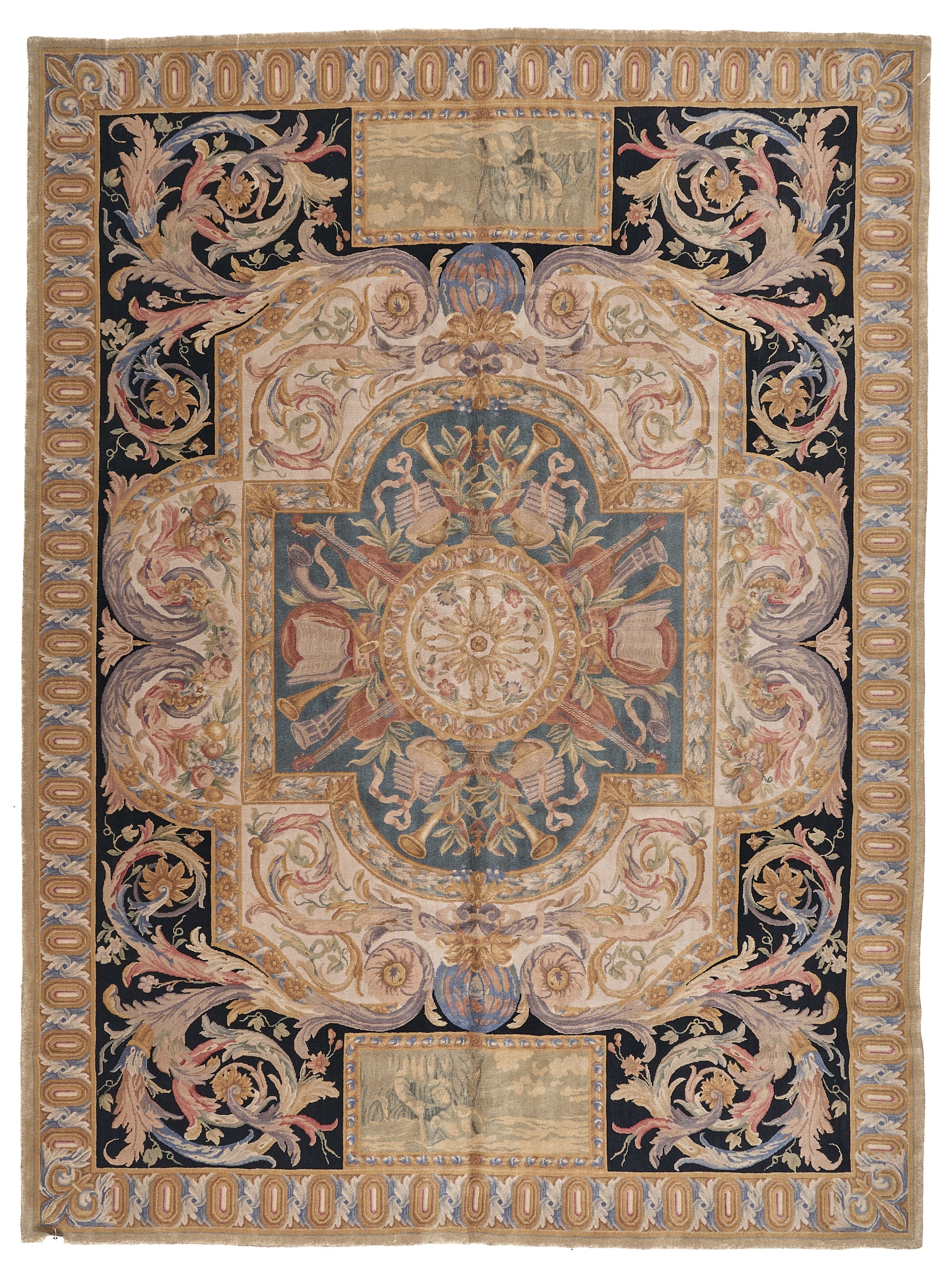 Hand Knotted Savonnerie Carpet 8065
