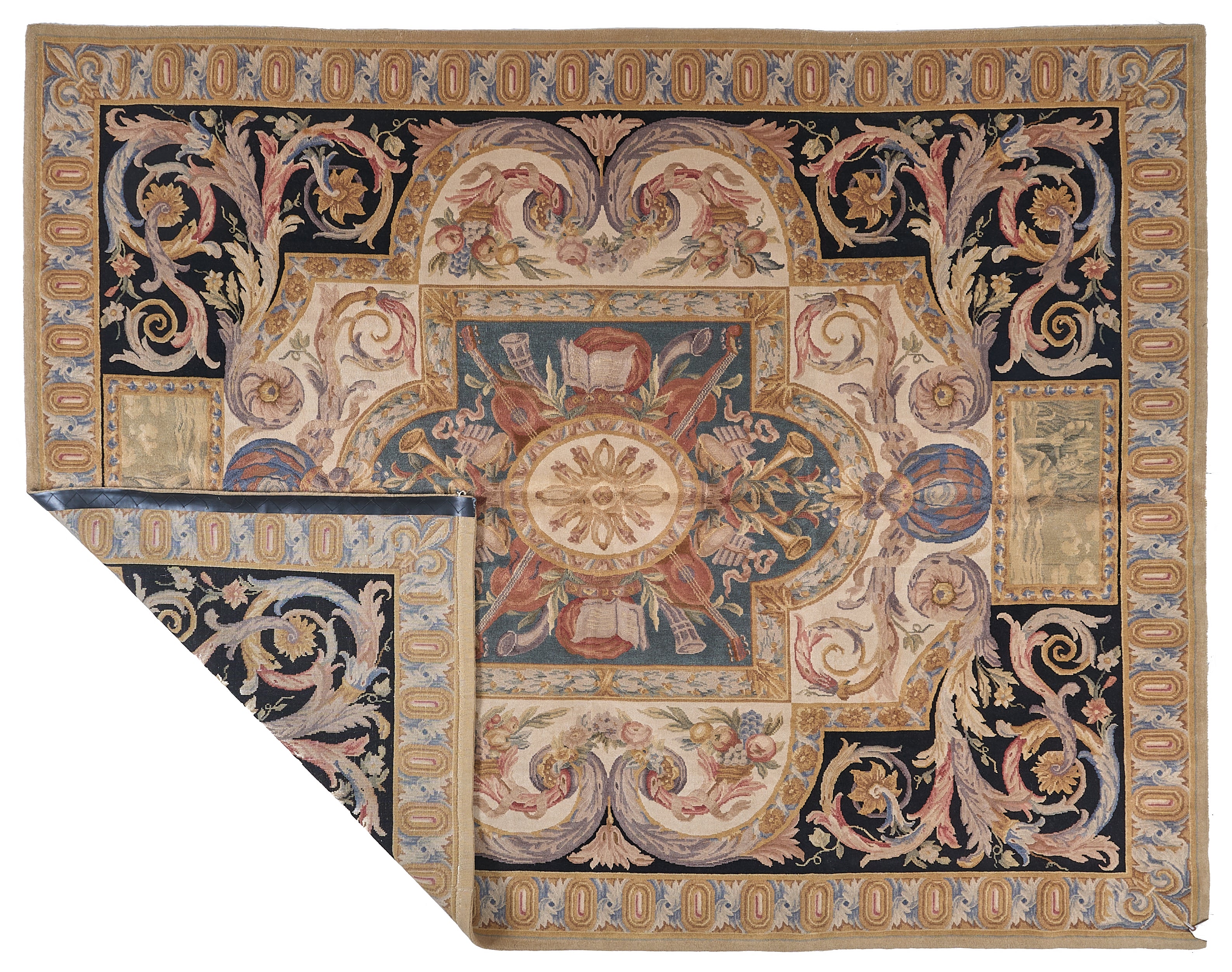 Hand Knotted Savonnerie Carpet 8069