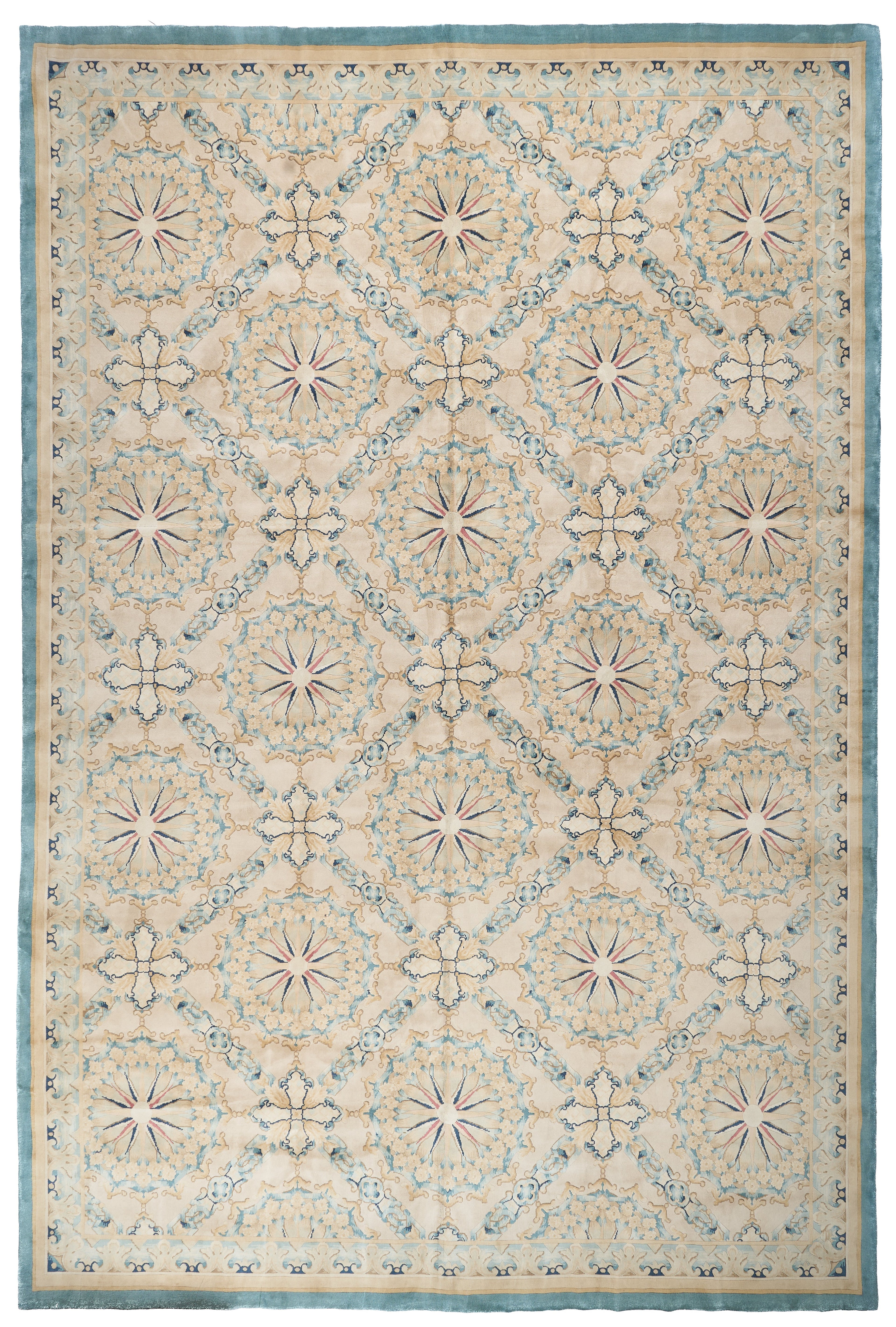 Hand Knotted Savonnerie Carpet 8077