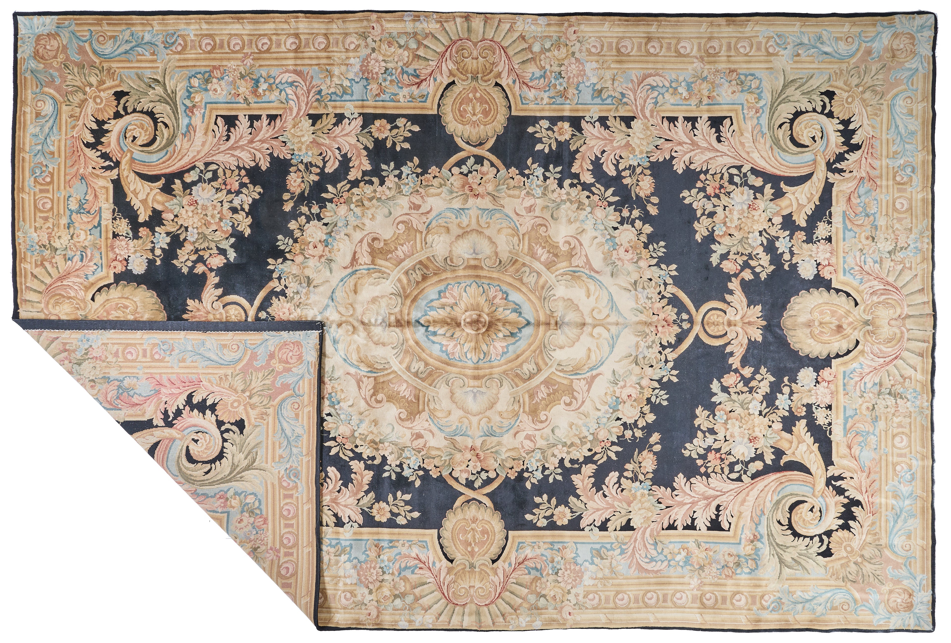 Hand Knotted Savonnerie Carpet 8092