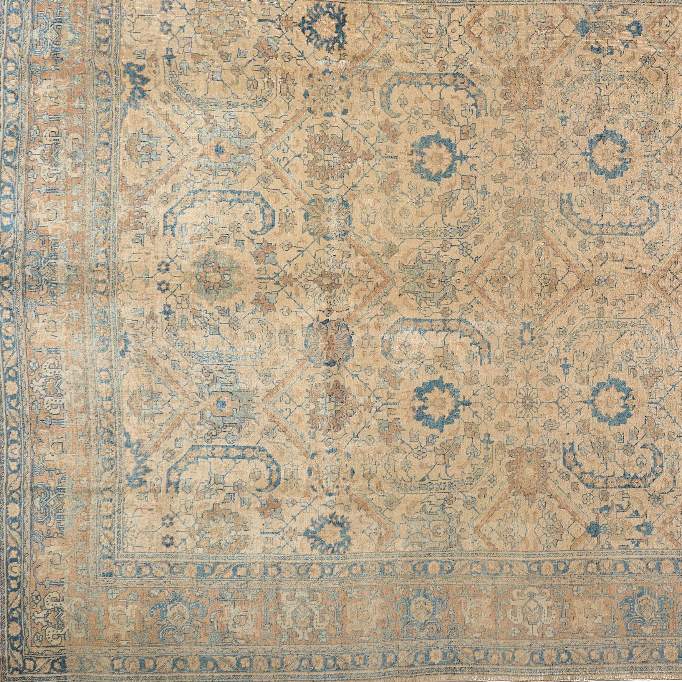 90029 Antique Persian Tabriz Rug Circa 1900