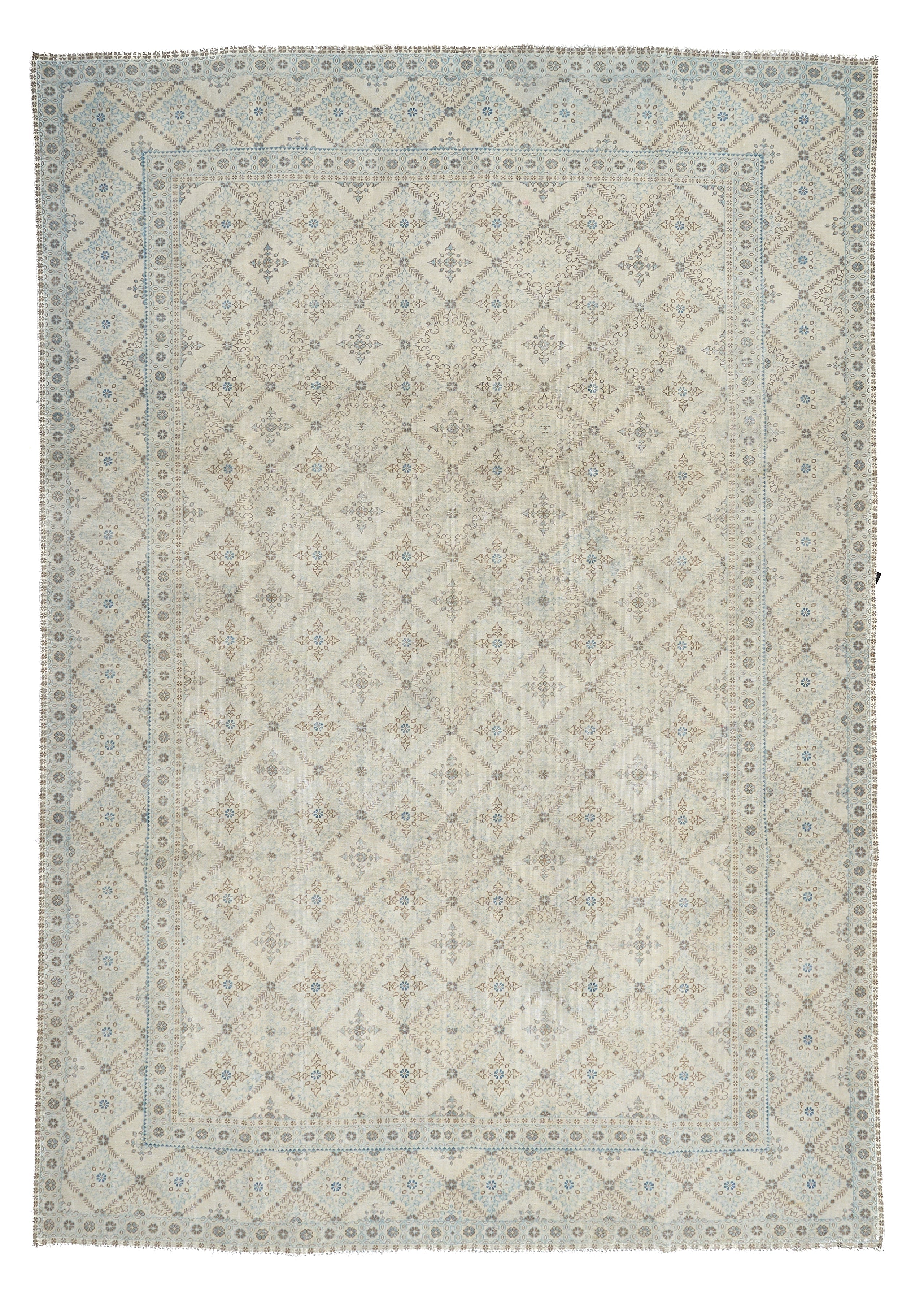 90040 Semi-Antique Persian Tabriz Rug Circa 1920
