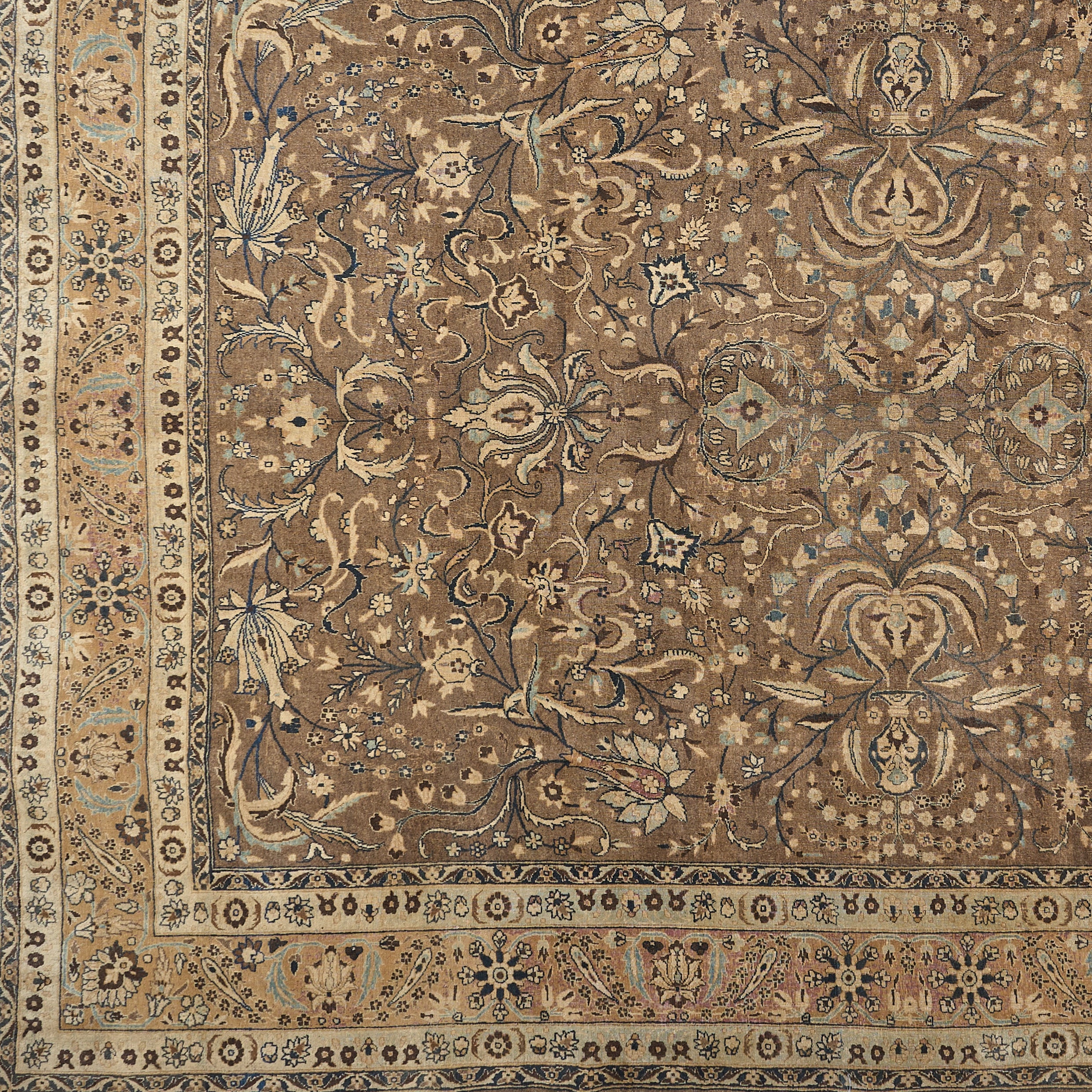 90059 Semi-Antique Persian Tabriz Circa 1900