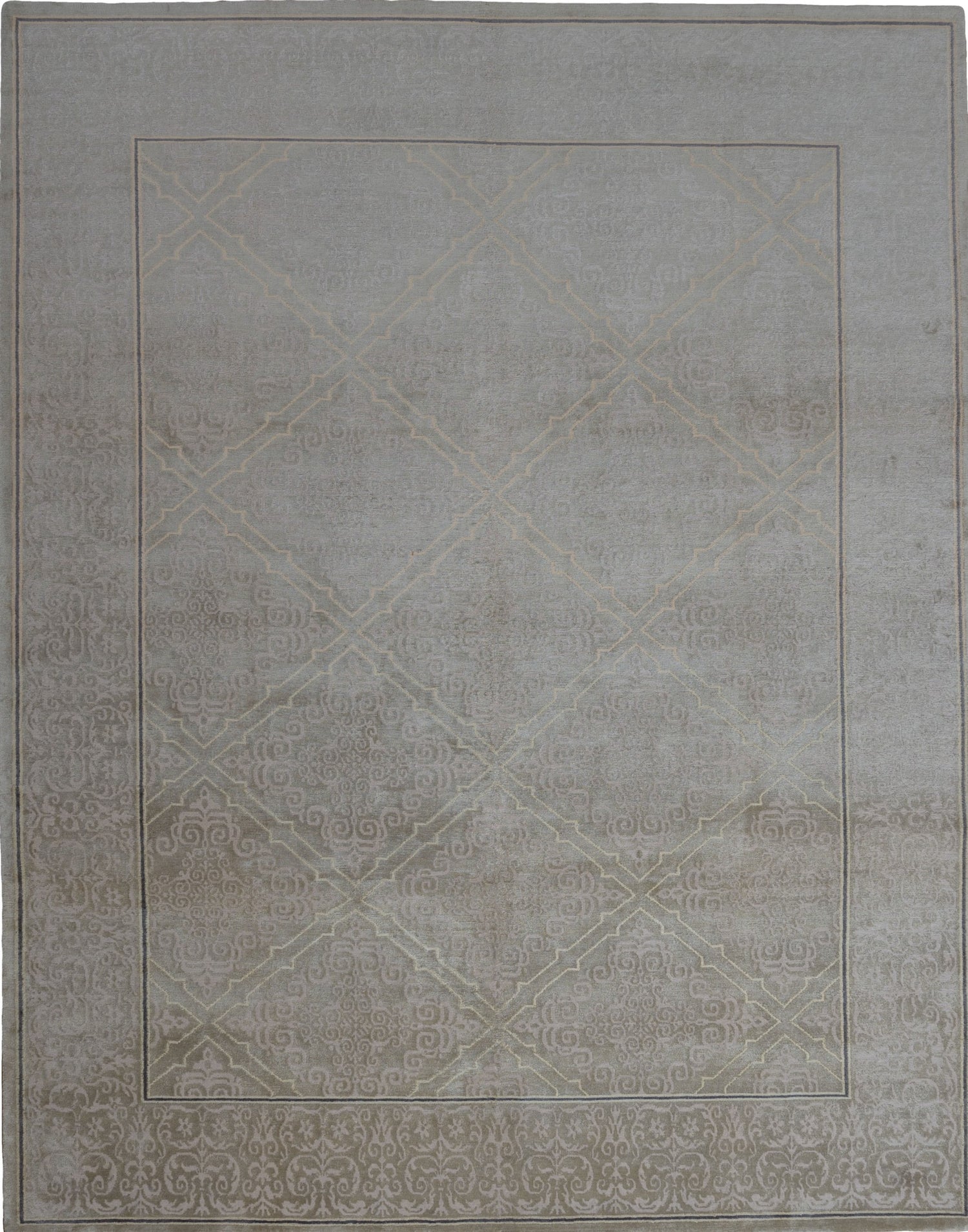 20039 Fine Hand Knotted Nepal Rug