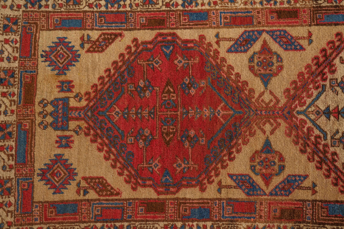 40077 Antique Persian Serbab Runner