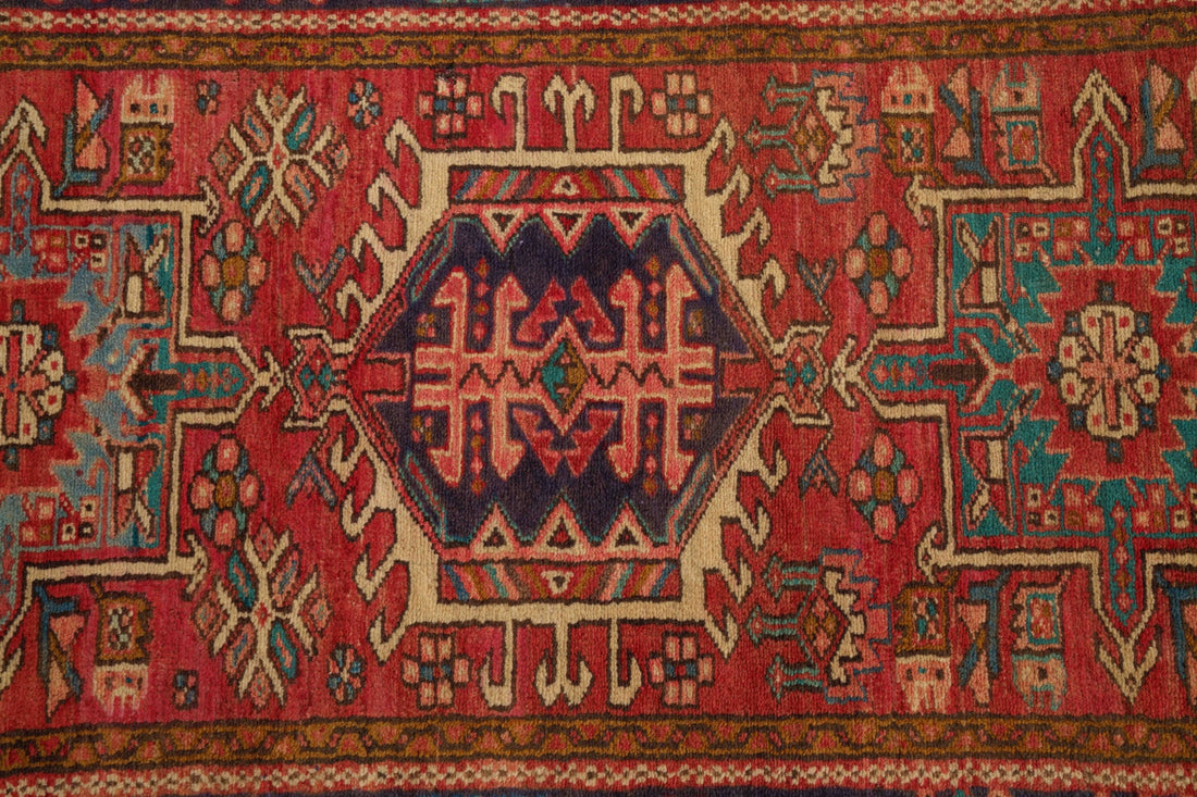 40078  Antique Perisian Heriz Runner