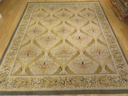 Antique 19th C Design Aubusson Rug 403