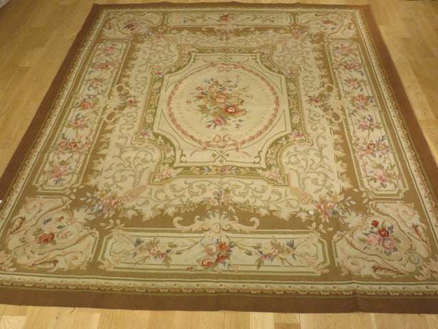 Antique 19th C Design Aubusson Rug 405