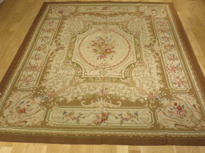 Antique 19th C Design Aubusson Rug 405