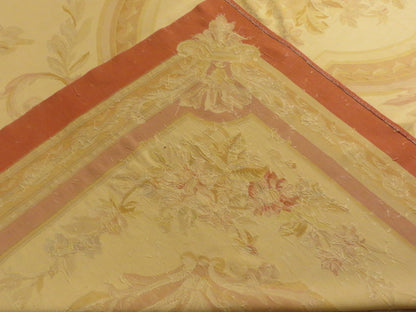 Antique 19th C Design Aubusson Rug 412