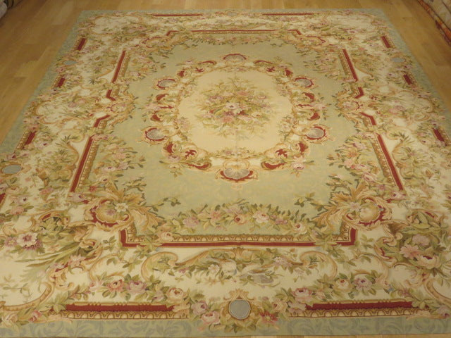 Antique 19th C Design Aubusson Rug 426