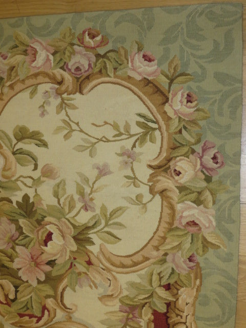 Antique 19th C Design Aubusson Rug 426