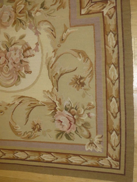 Antique 19th C Design Aubusson Rug 429