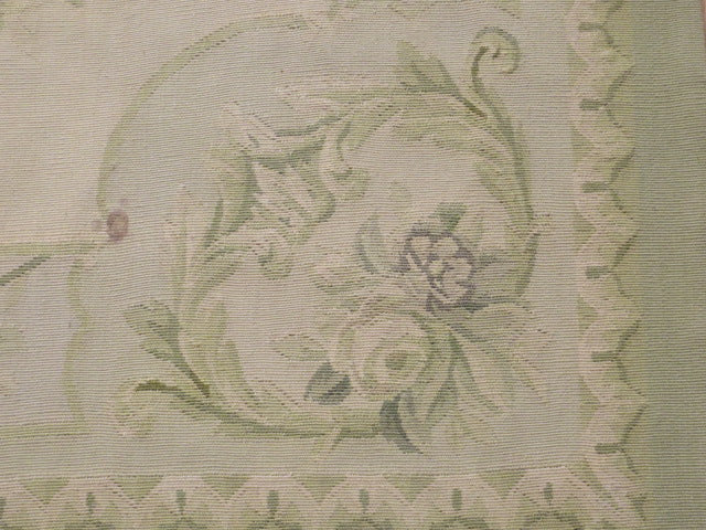 Antique 19th C Design Aubusson Rug 460