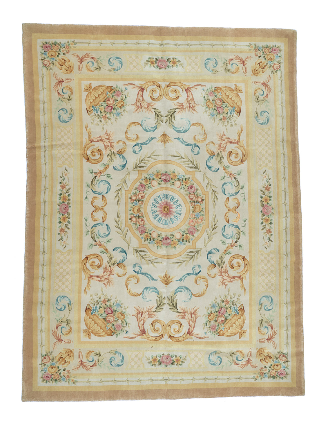 Hand Knotted Savonnerie Carpet - 8000