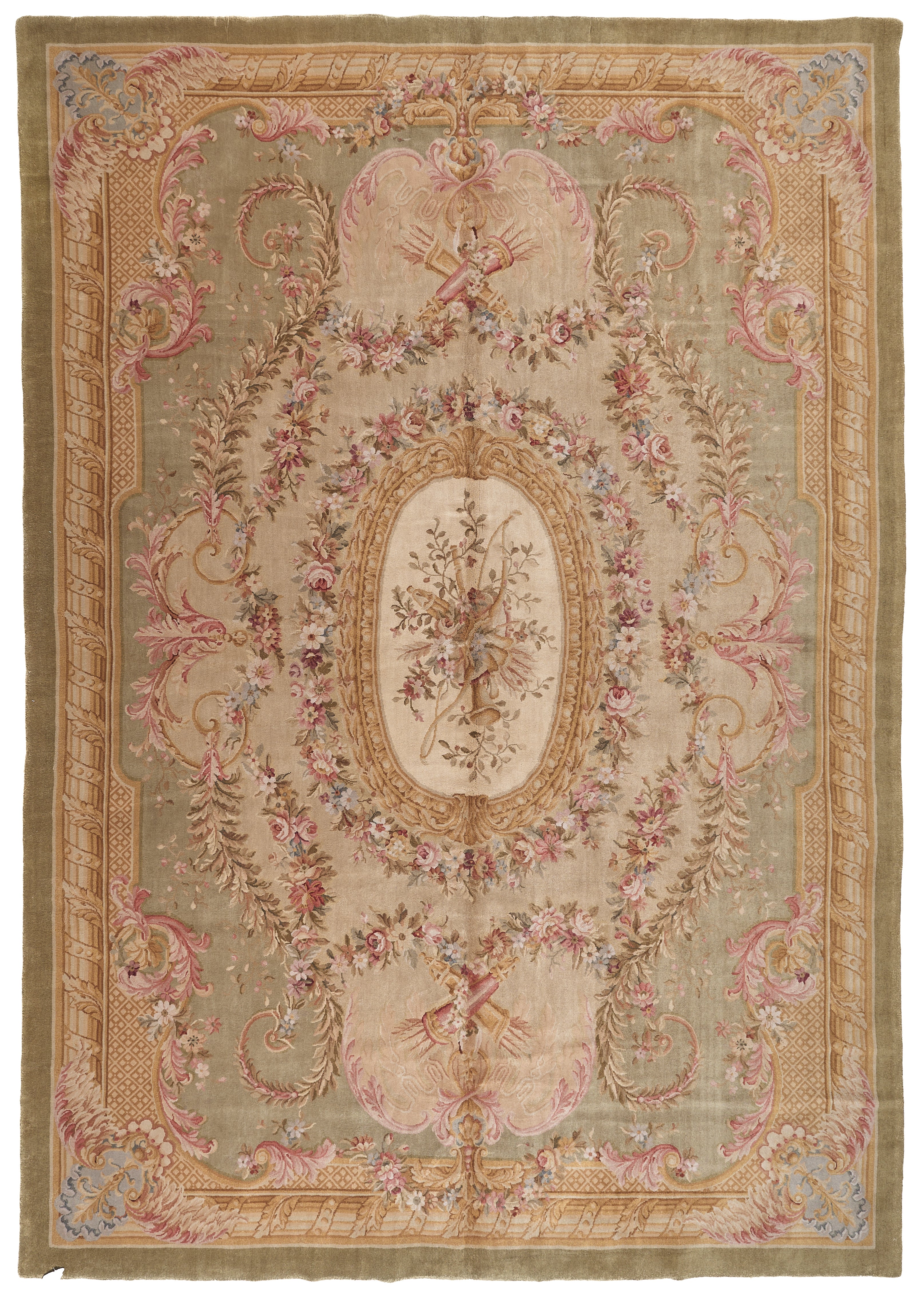 Hand Knotted Savonnerie Carpet 8007
