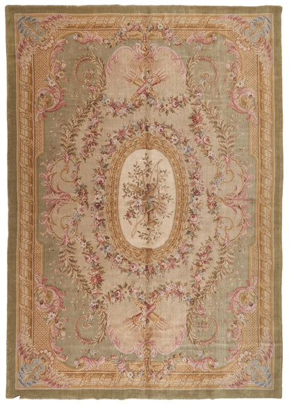 Hand Knotted Savonnerie Carpet 8007
