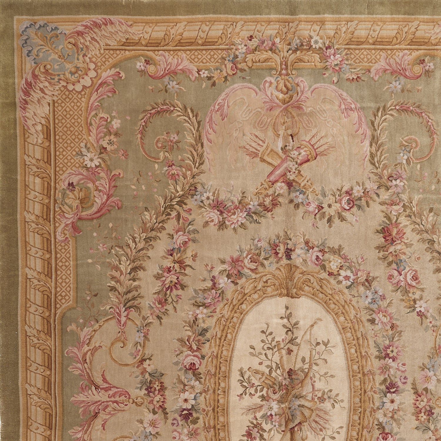 Hand Knotted Savonnerie Carpet 8007