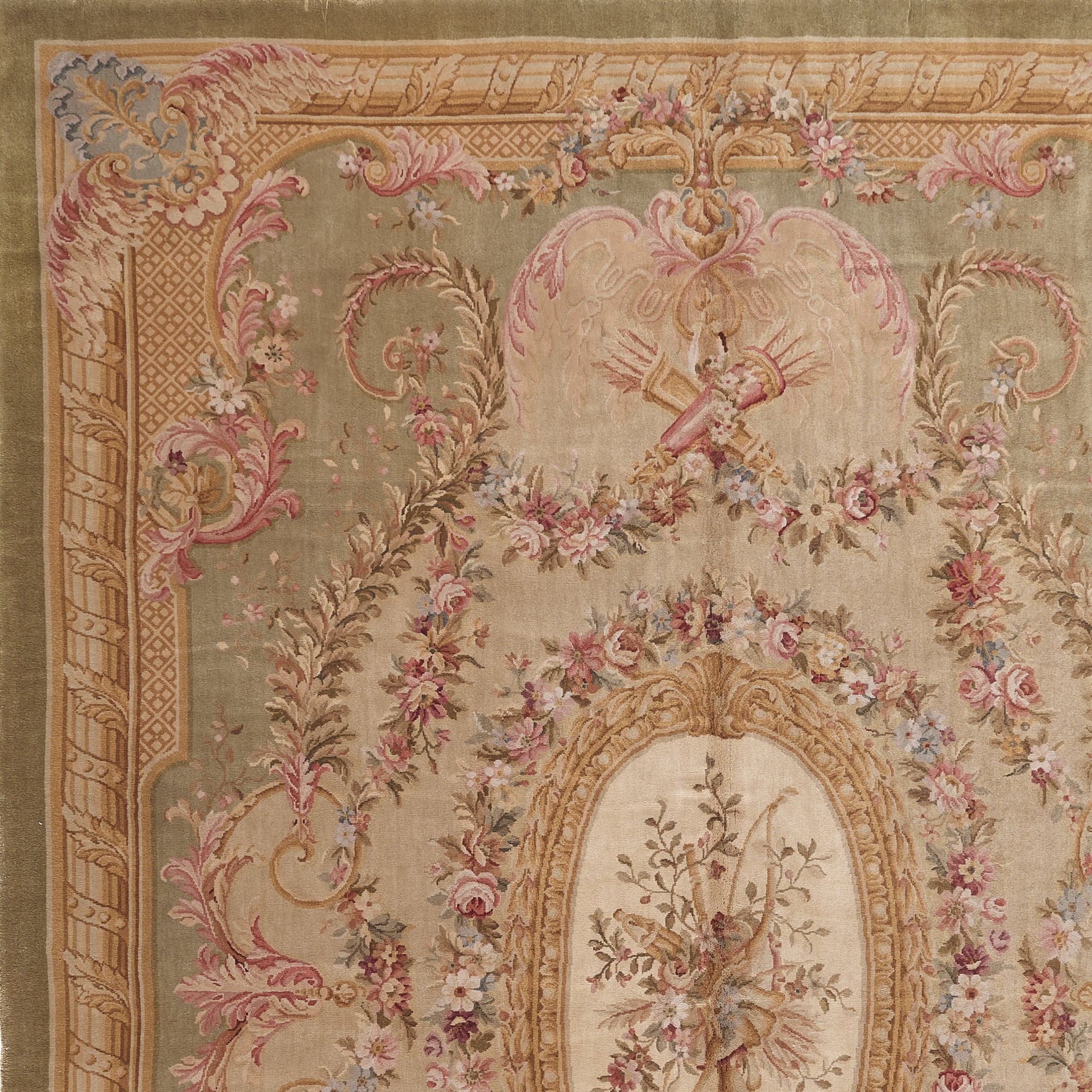 Hand Knotted Savonnerie Carpet 8007