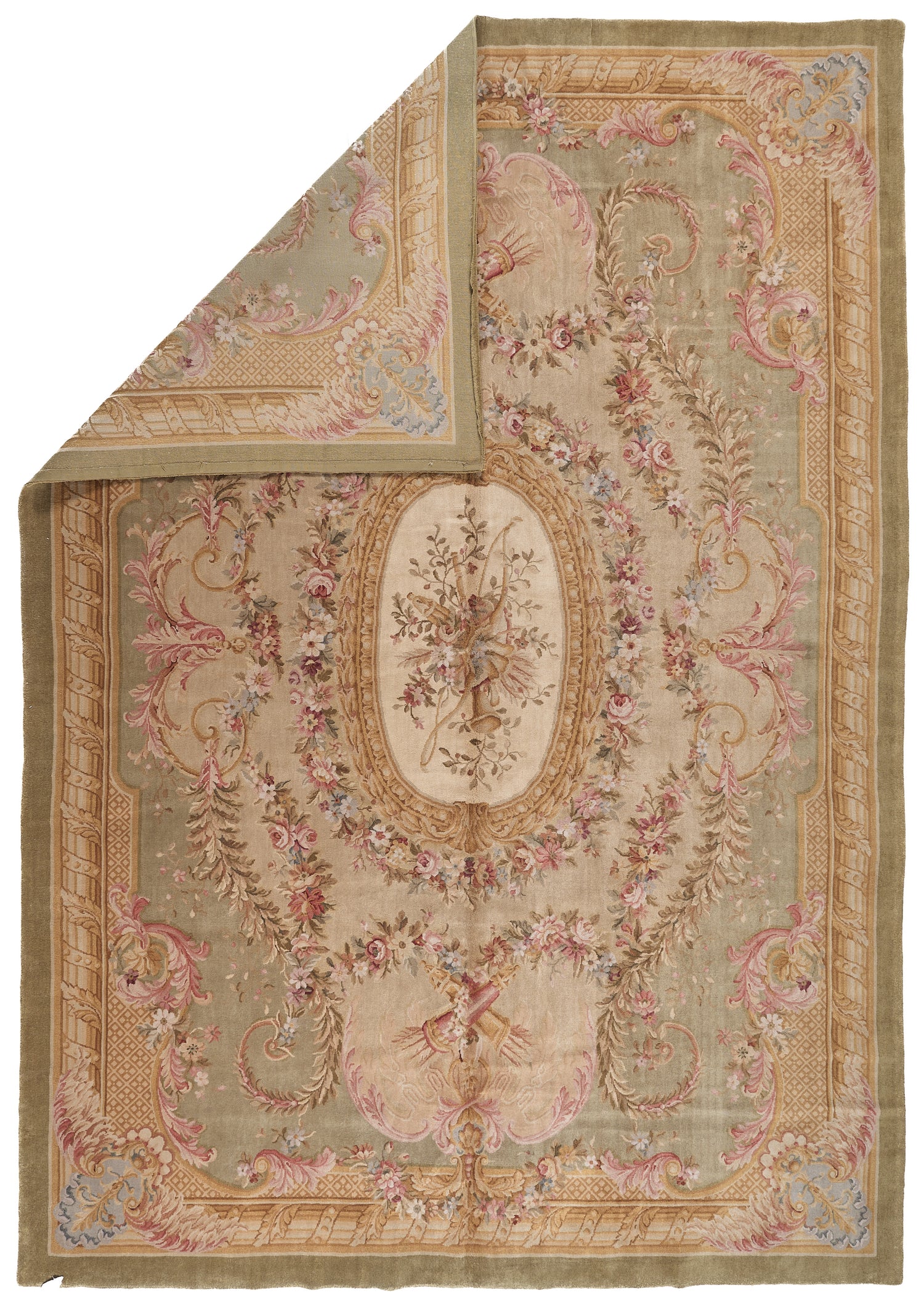 Hand Knotted Savonnerie Carpet 8007