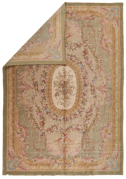 Hand Knotted Savonnerie Carpet 8007