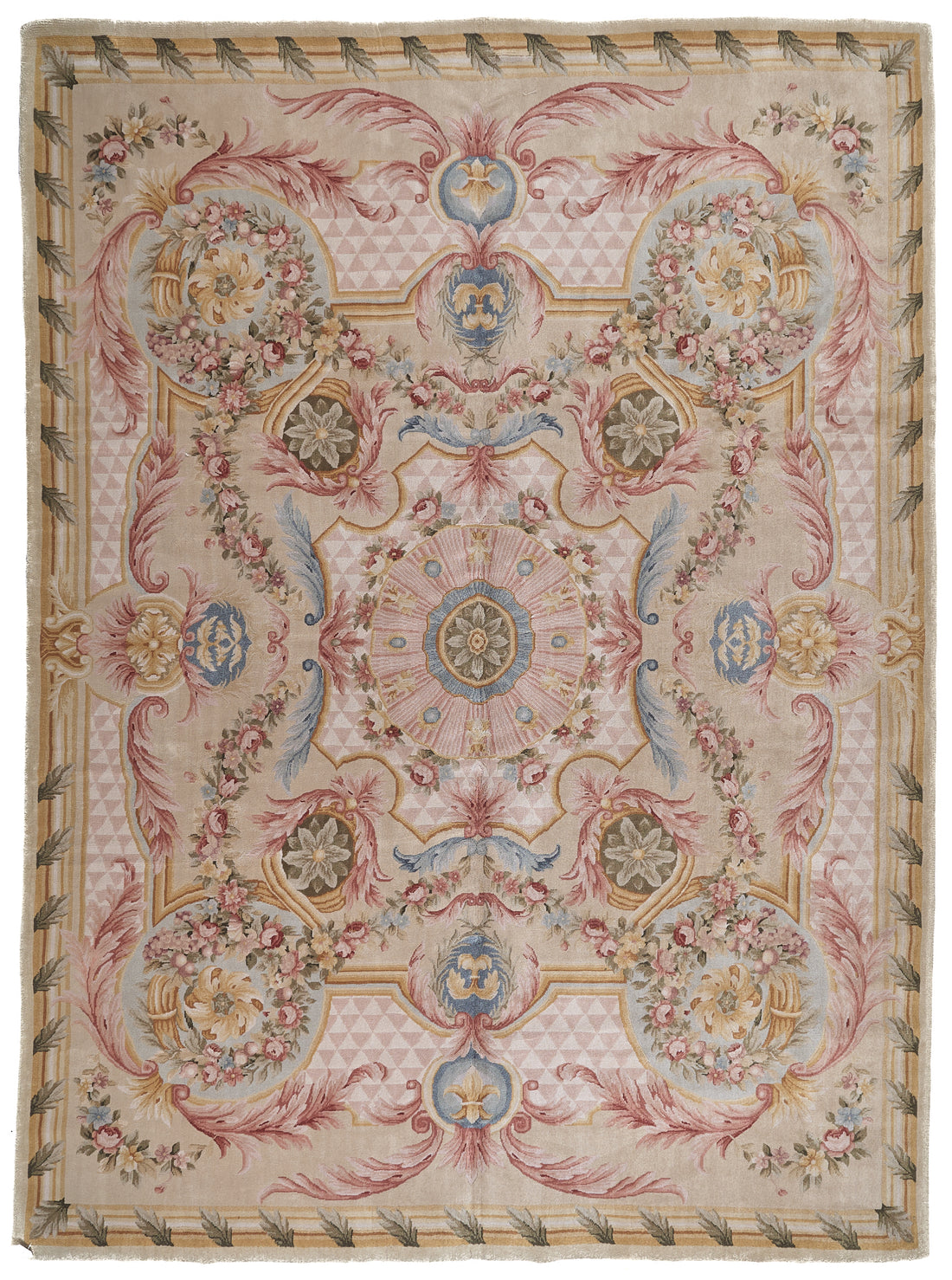 Hand Knotted Savonnerie Carpet 8009