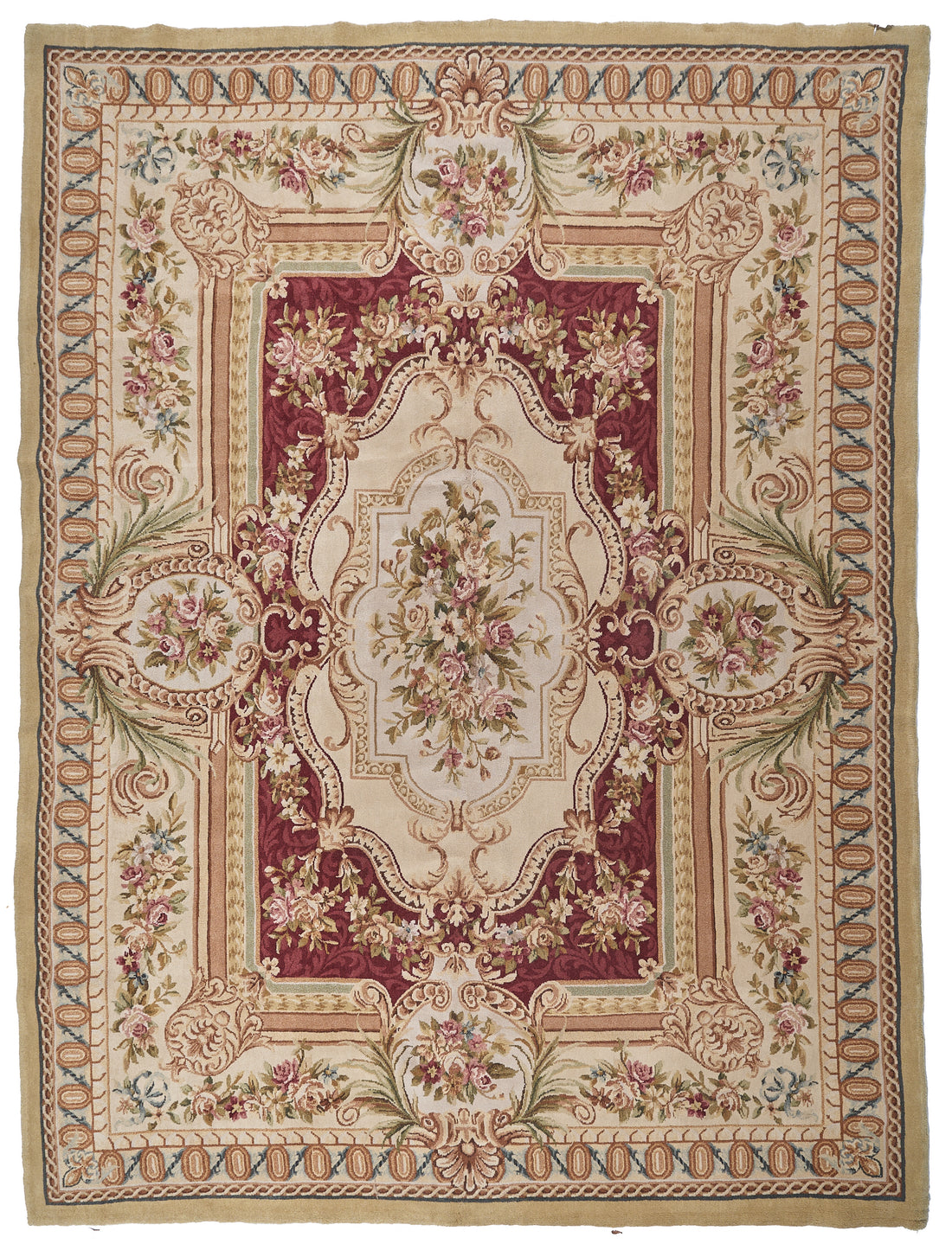 Hand Knotted Savonnerie Carpet 8010