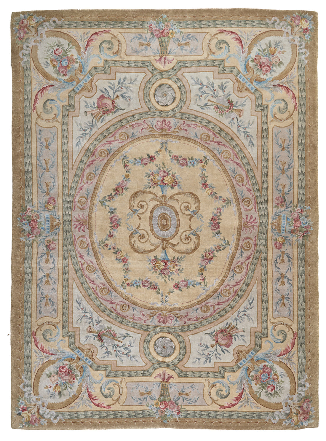Hand Knotted Savonnerie Carpet 8011