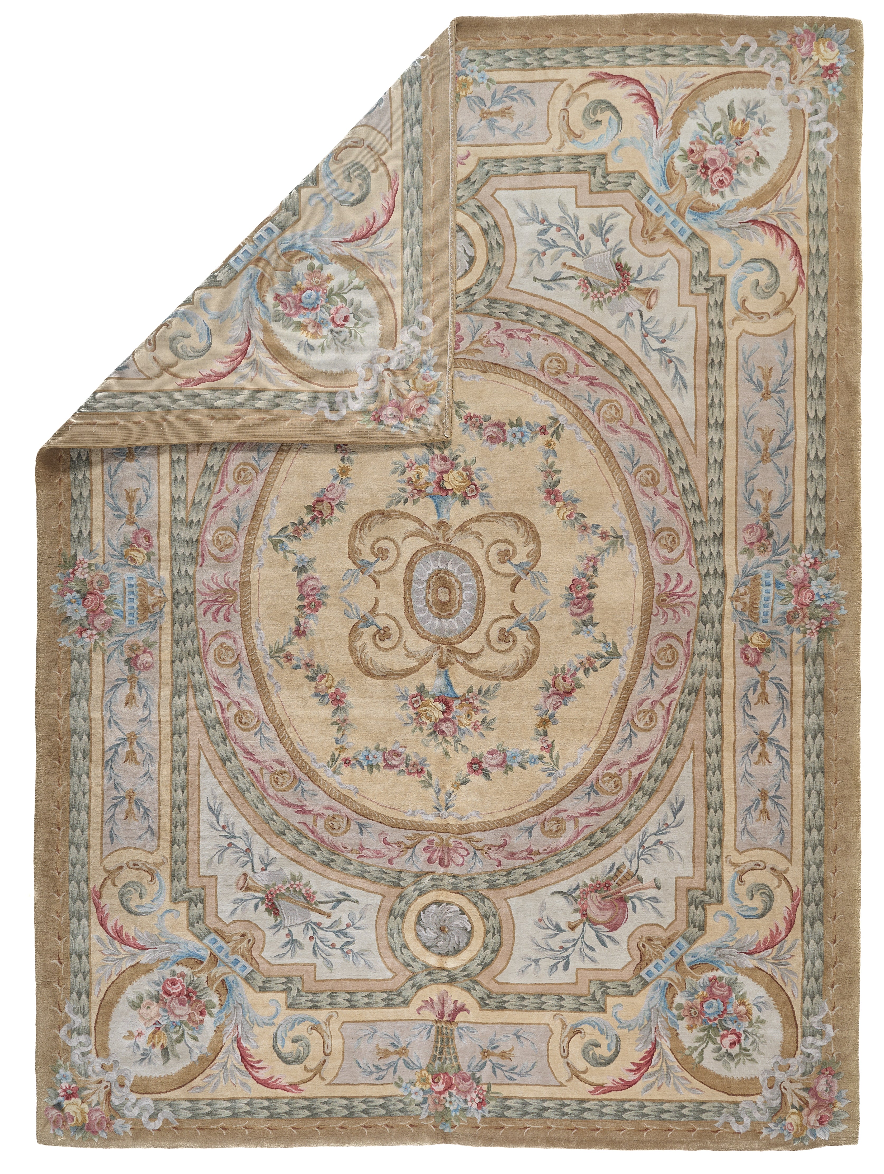 Hand Knotted Savonnerie Carpet 8011