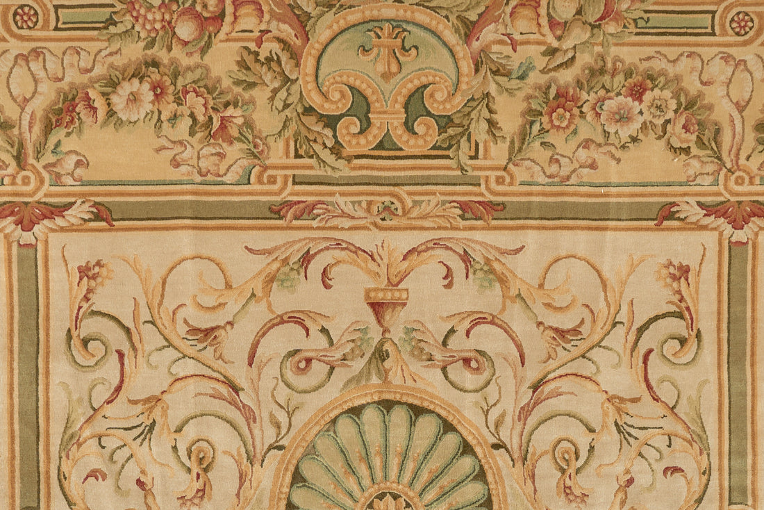 Hand Knotted Savonnerie Carpet 8012
