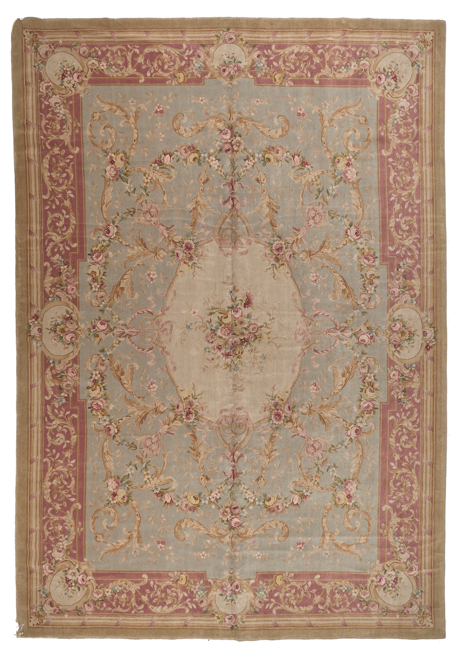 Hand Knotted Savonnerie Carpet 8013