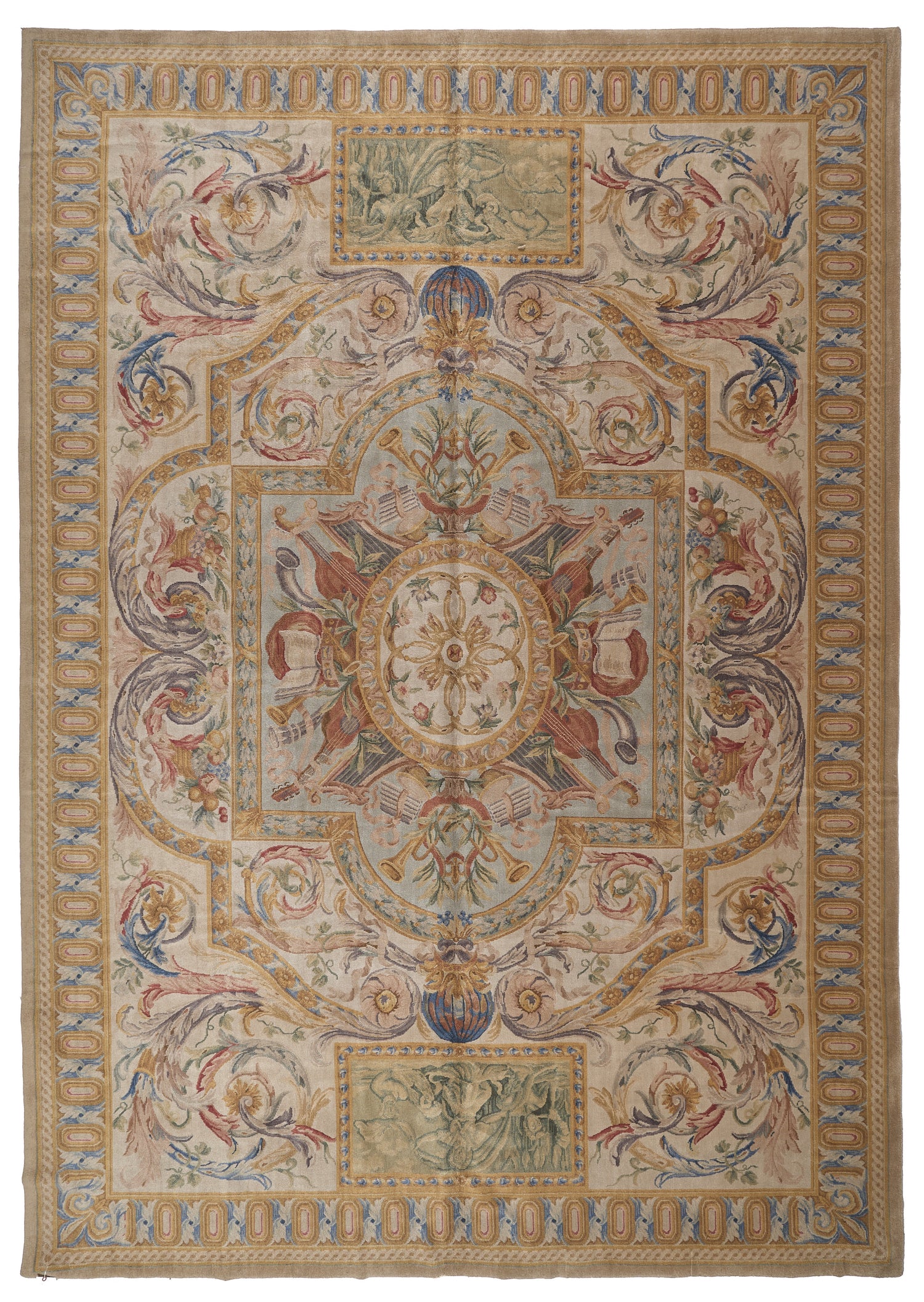 Hand Knotted Savonnerie Carpet 8019