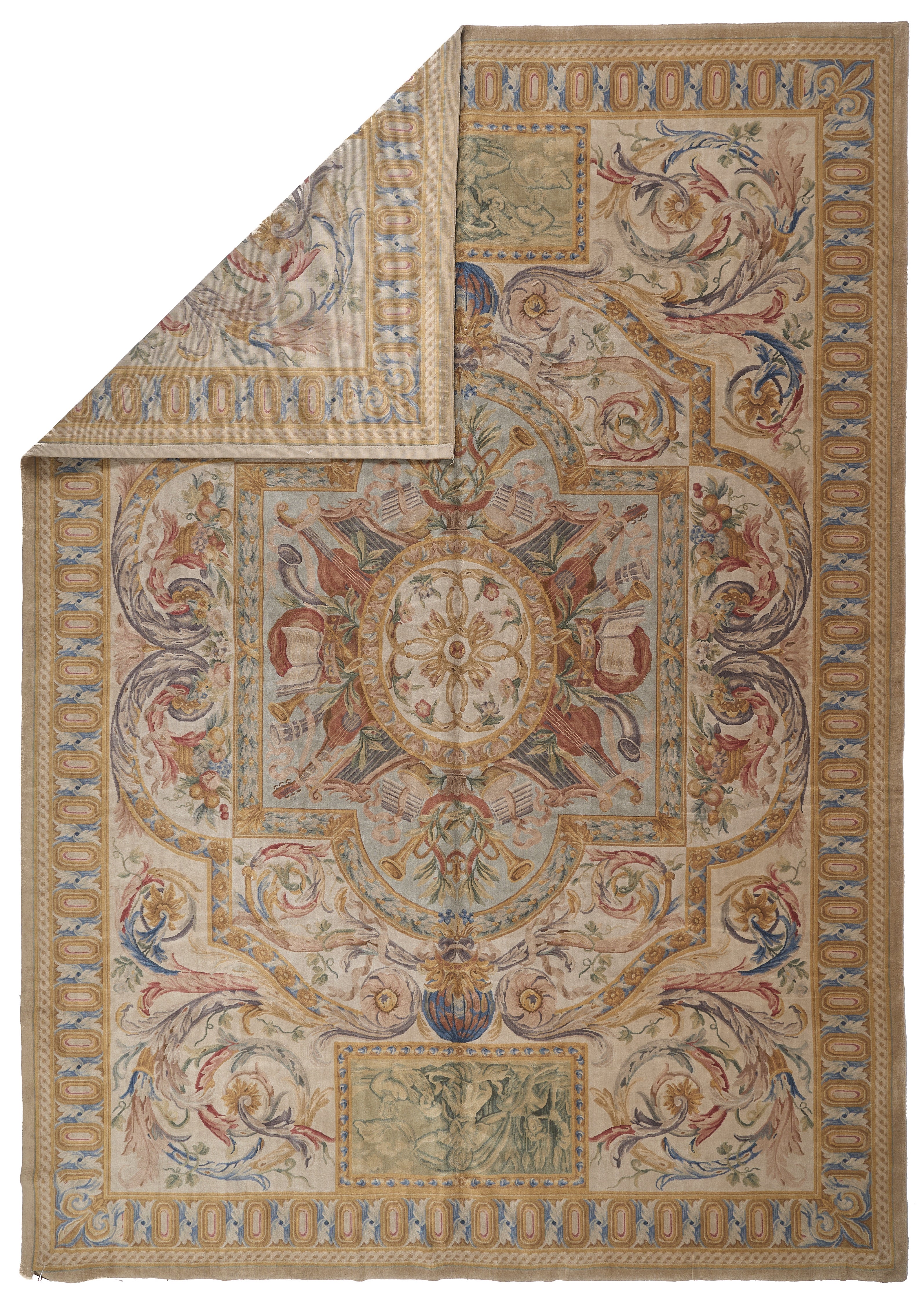 Hand Knotted Savonnerie Carpet 8019