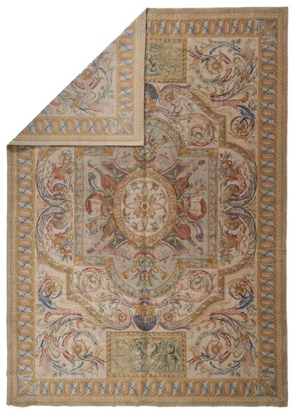 Hand Knotted Savonnerie Carpet 8019