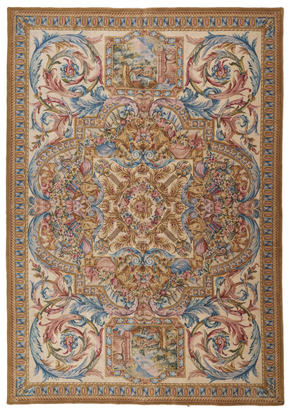 Hand Knotted Savonnerie Carpet 8026